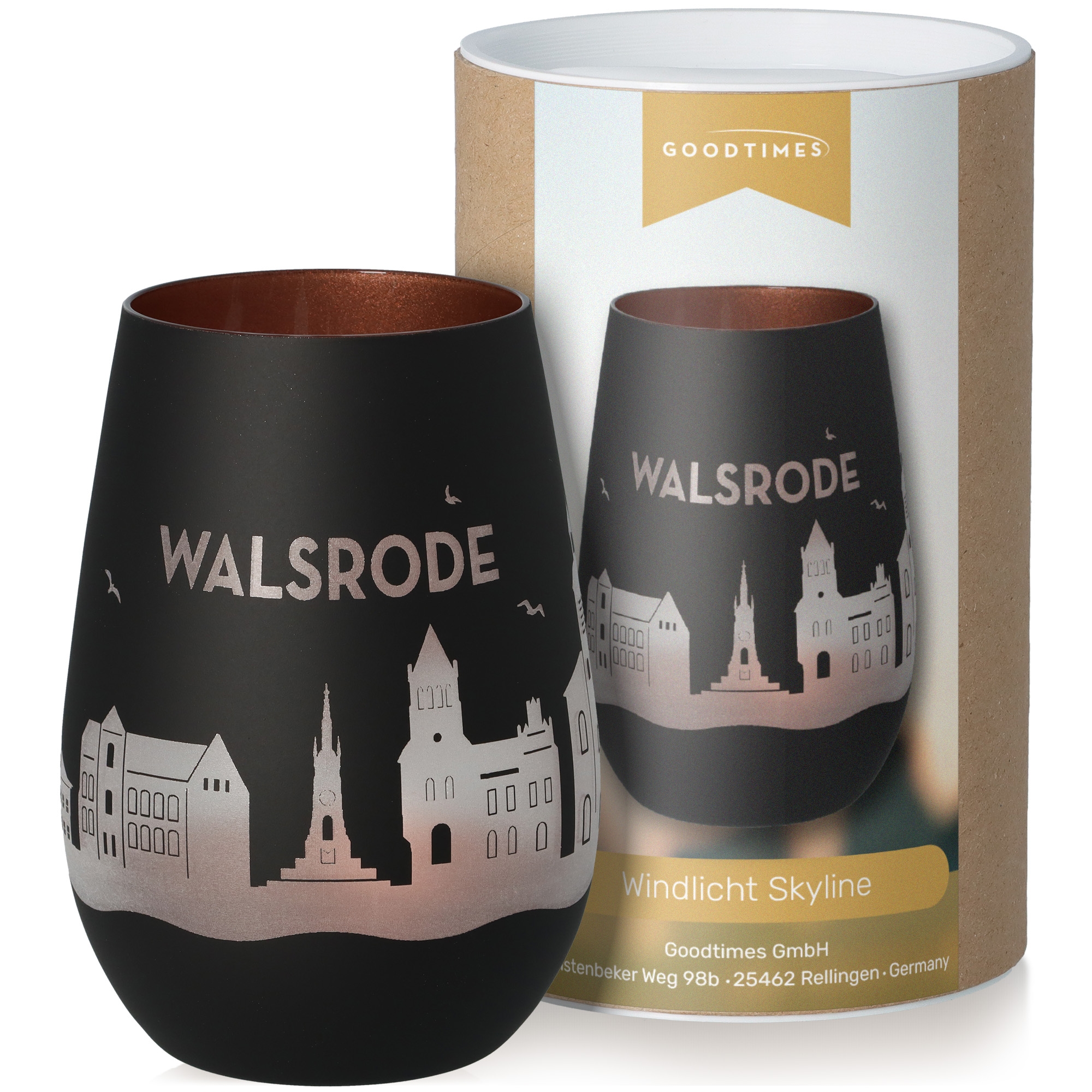 Windlicht Skyline Walsrode Krug, Töpferei