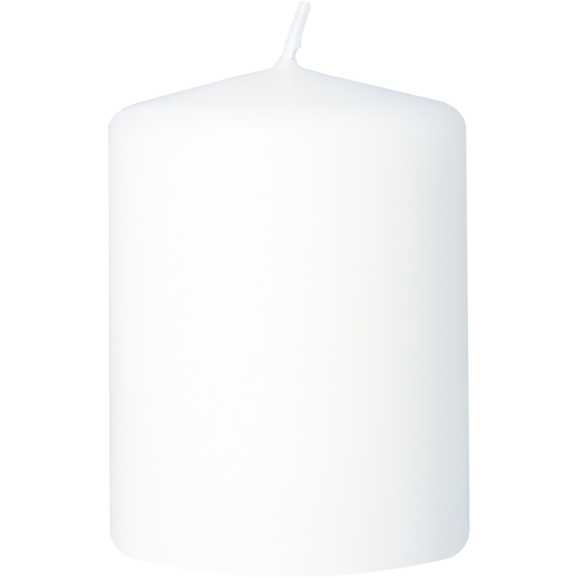 Stumpenkerze Dein Design Weiß mit Druck Kerze