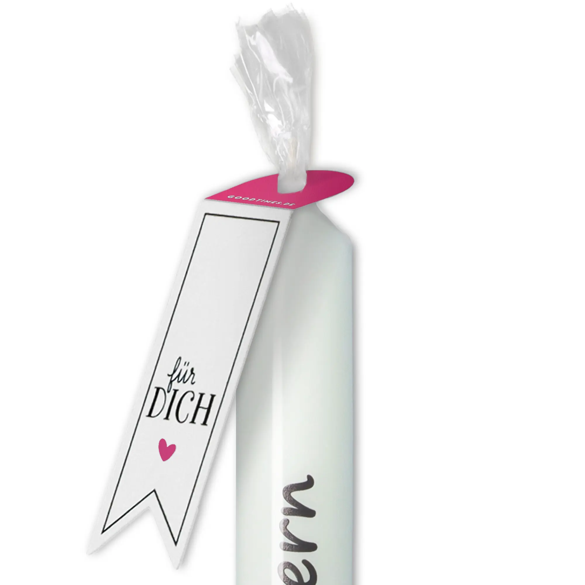 Stabkerze "Frohe Ostern" Pink