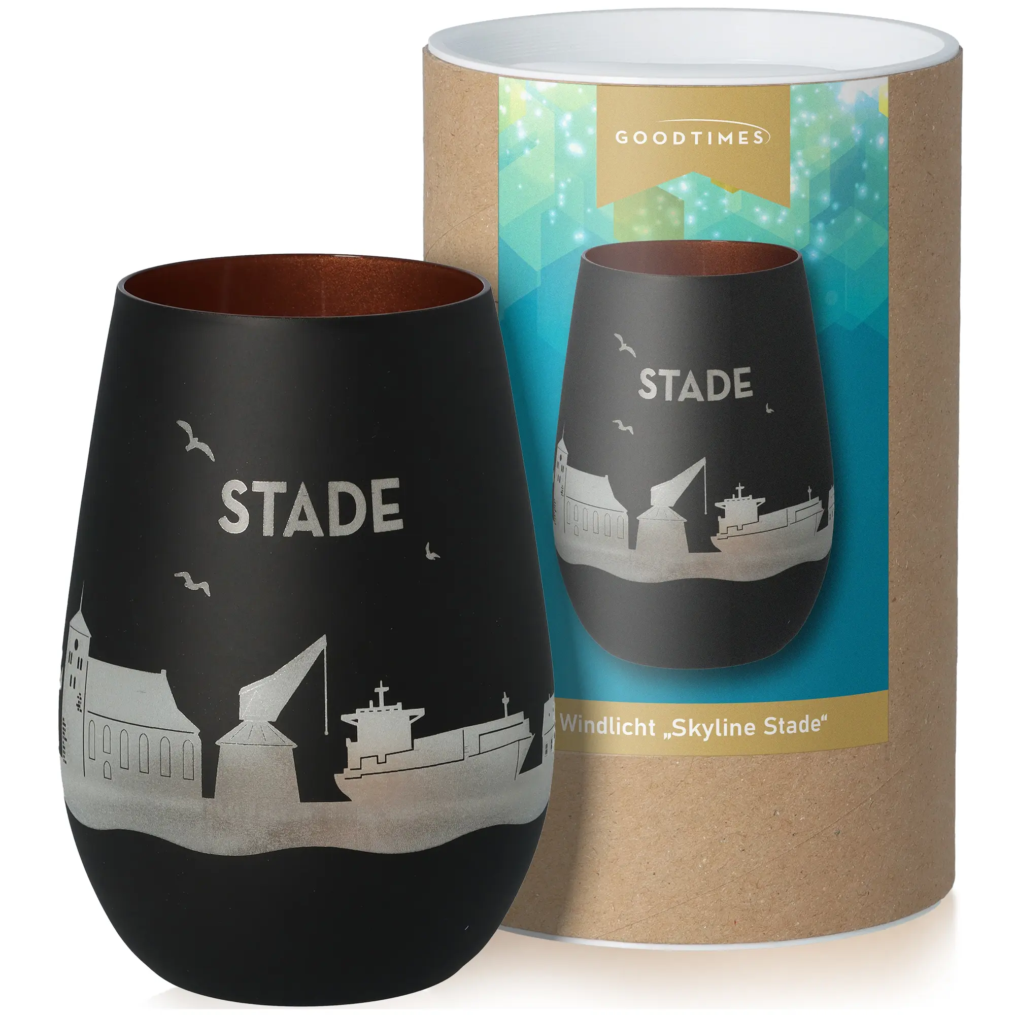 Windlicht Skyline Stade