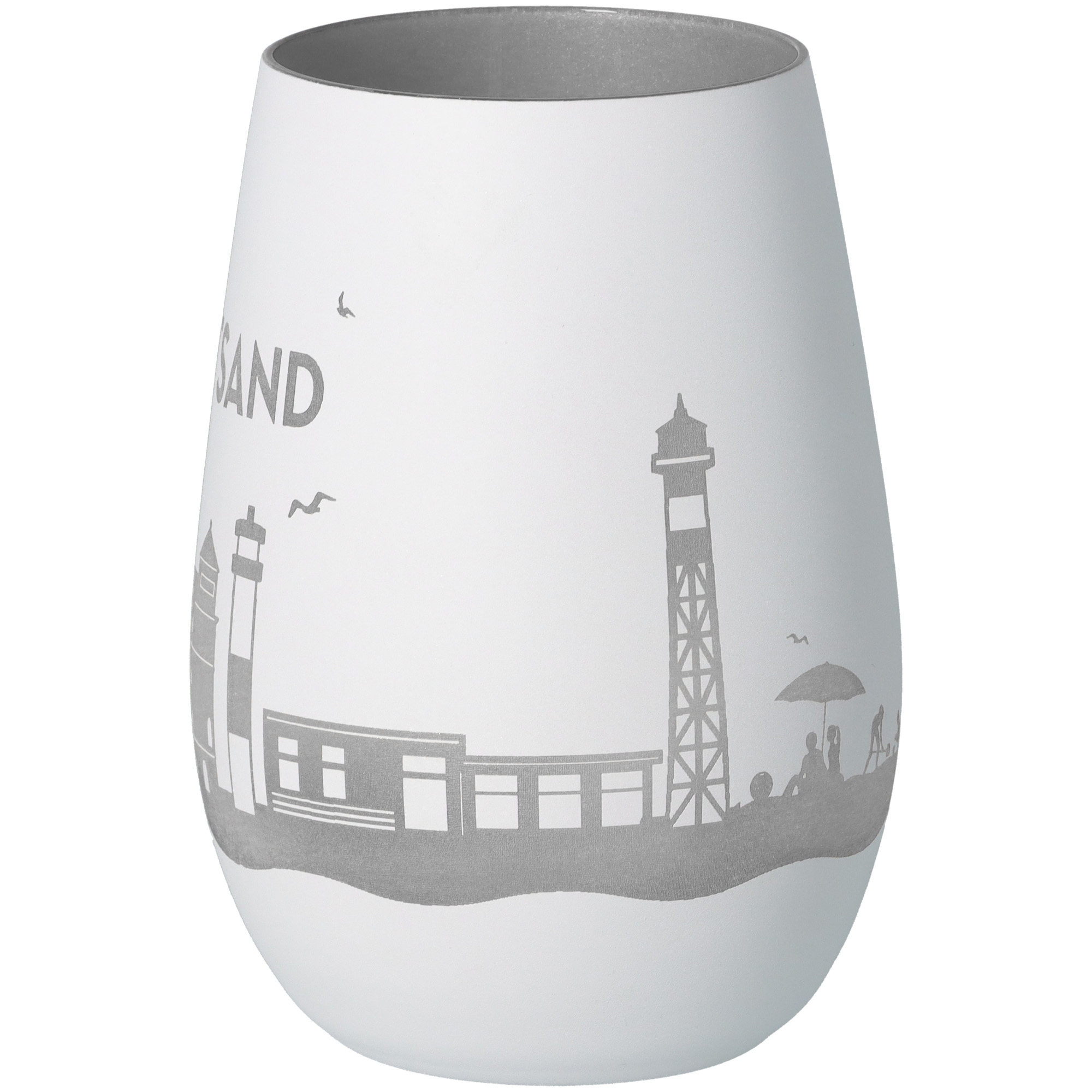 Windlicht Skyline Krautsand Töpferei, Krug, Vase, Kunst, Porzellan