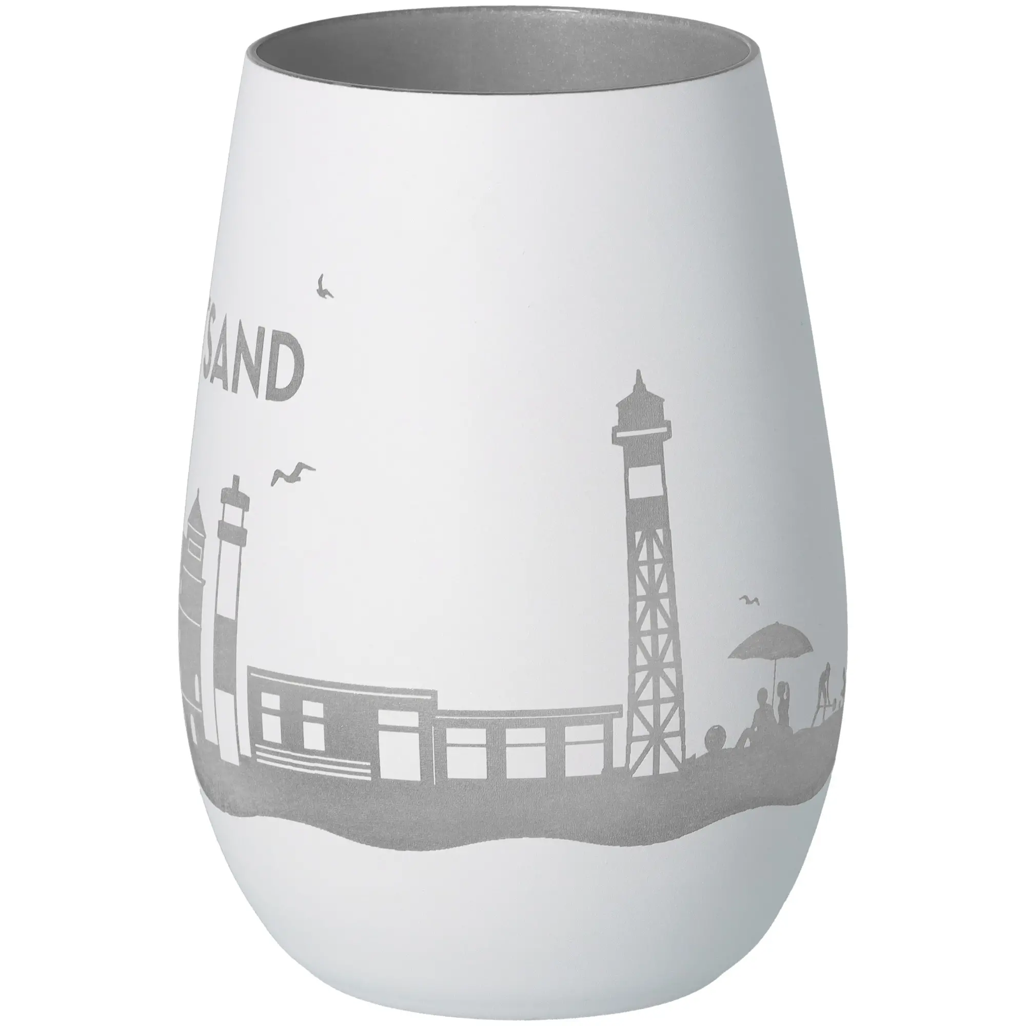 Windlicht Skyline Krautsand Töpferei, Krug, Vase, Kunst, Porzellan