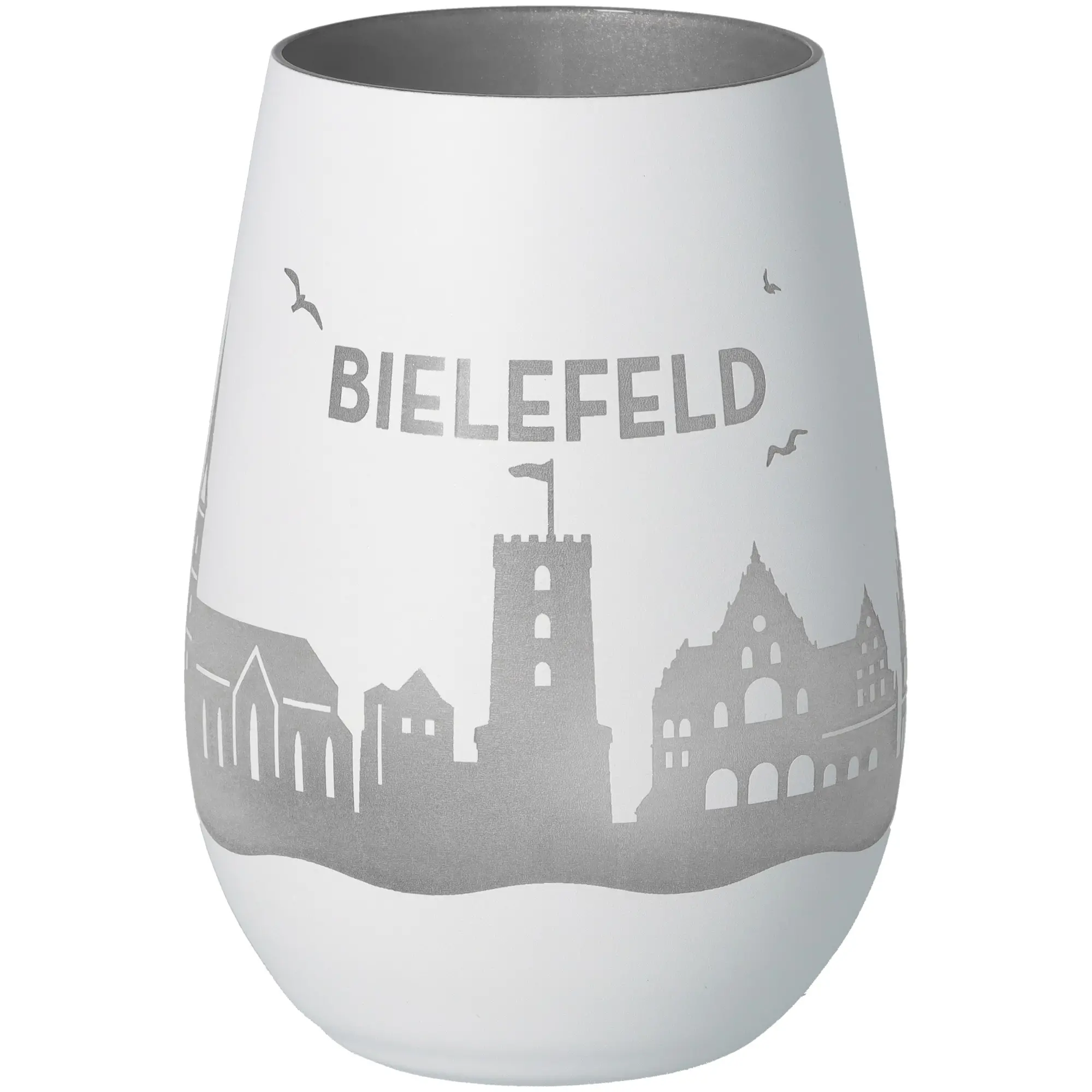 gläser, becher, grau, küstenlandschaft, bielefeld