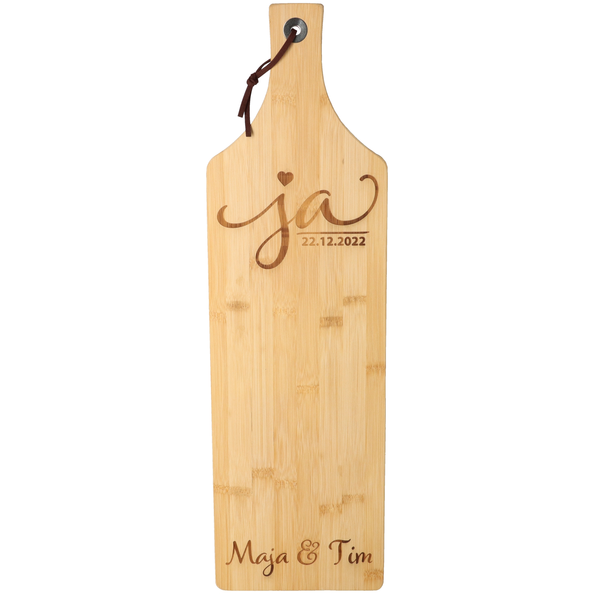 Servierbrett zur Hochzeit "Ja" Servierbrett zur Hochzeit "Ja"