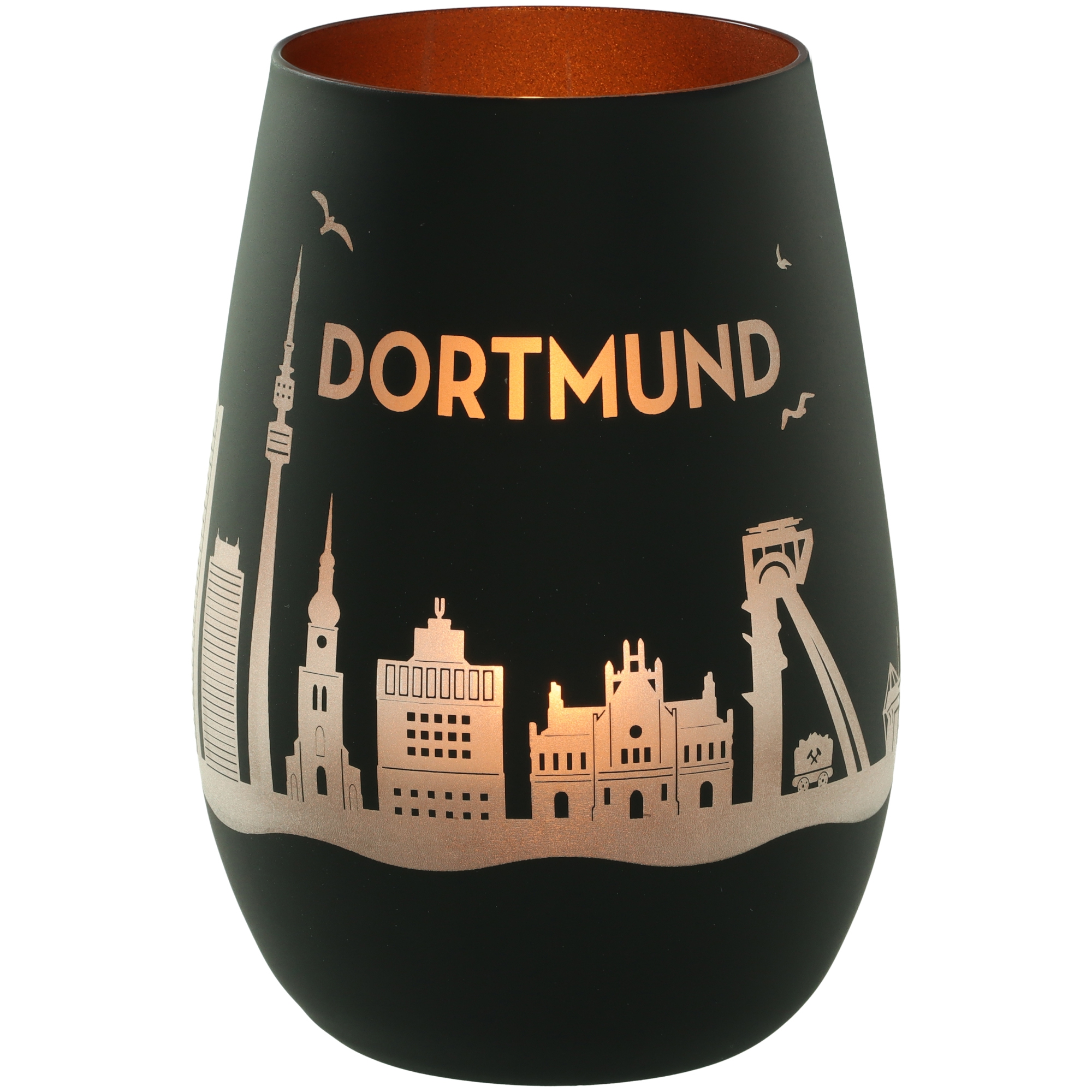 Windlicht Skyline Dortmund Windlicht Skyline Dortmund