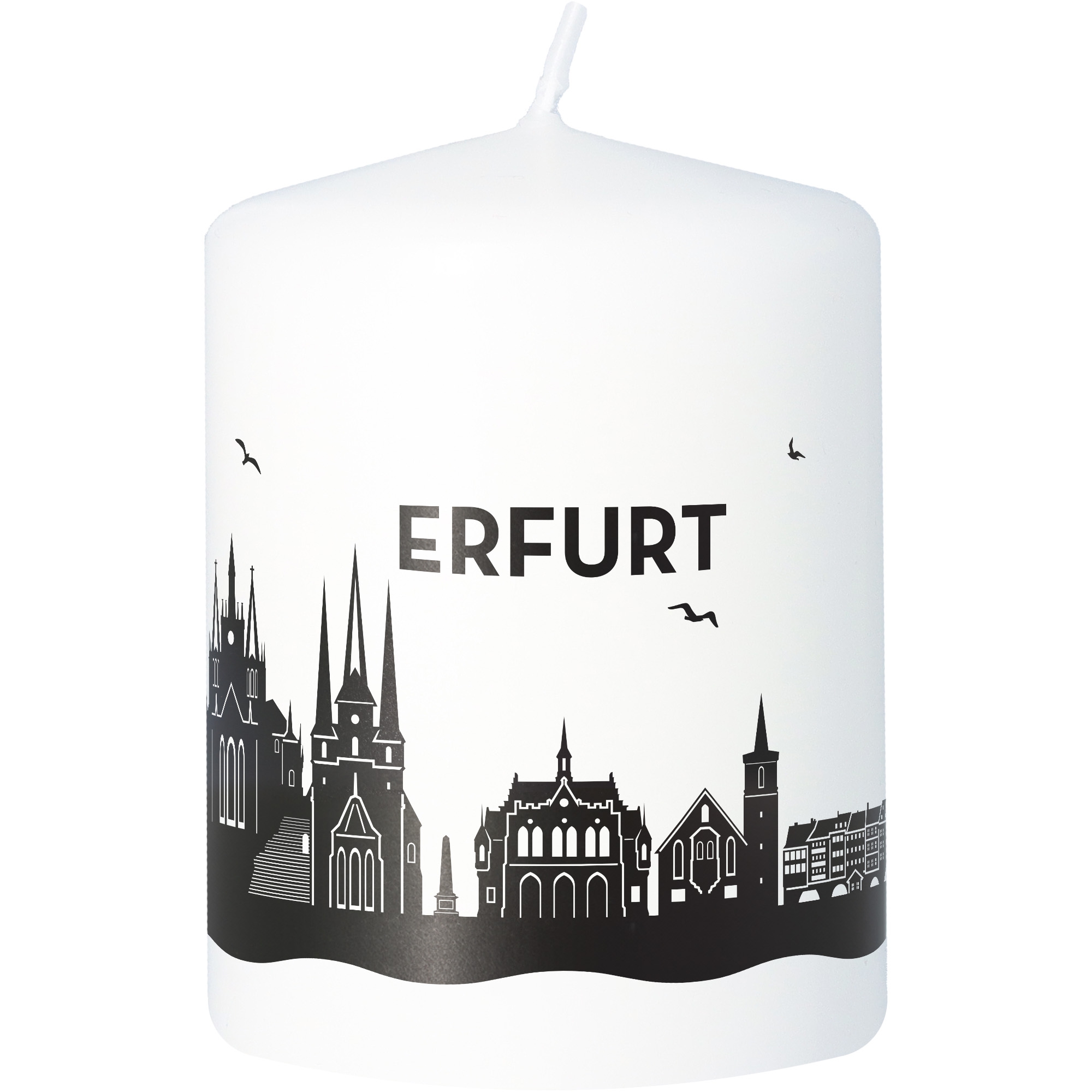 Stumpenkerze Skyline Erfurt Stumpenkerze Skyline Erfurt