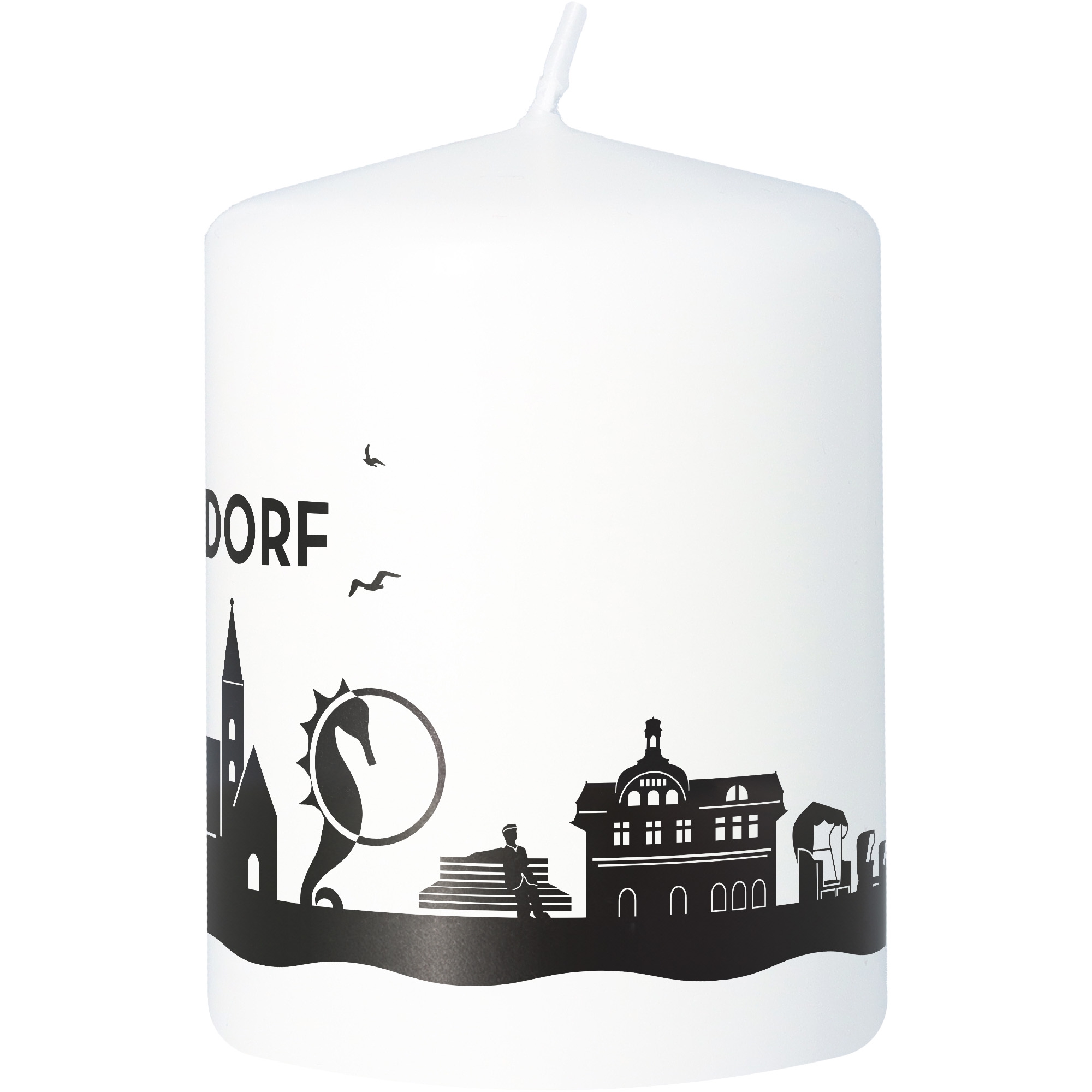 Stumpenkerze Skyline Niendorf