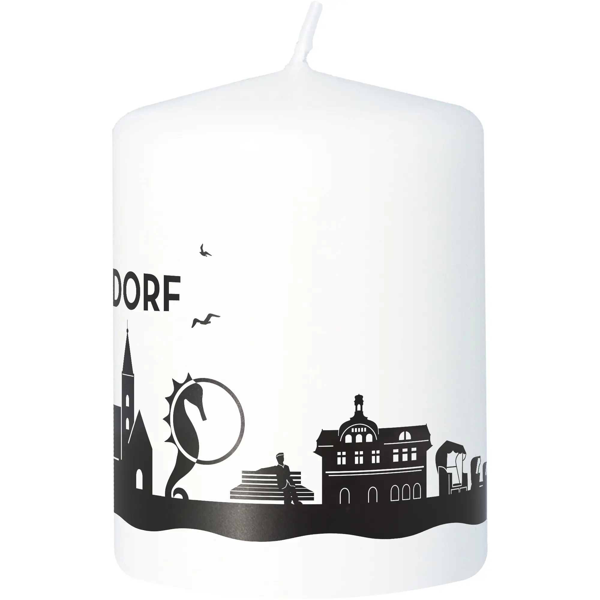 Stumpenkerze Skyline Niendorf