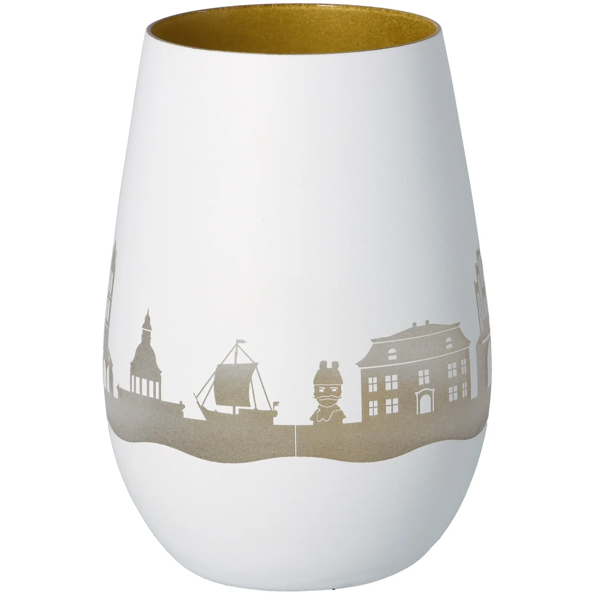 Windlicht Skyline Wismar