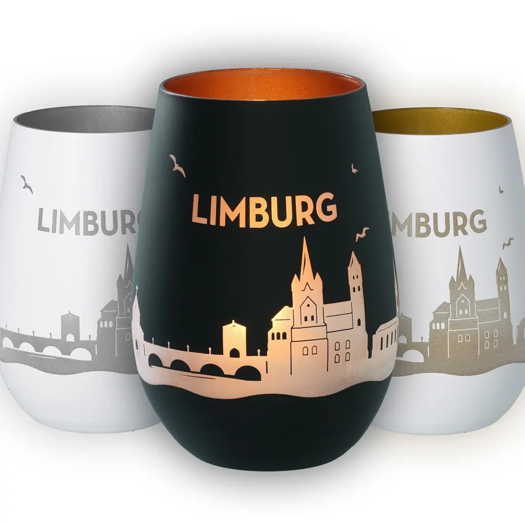 Wein, Glas, Becher, Limburg, Stadtansicht