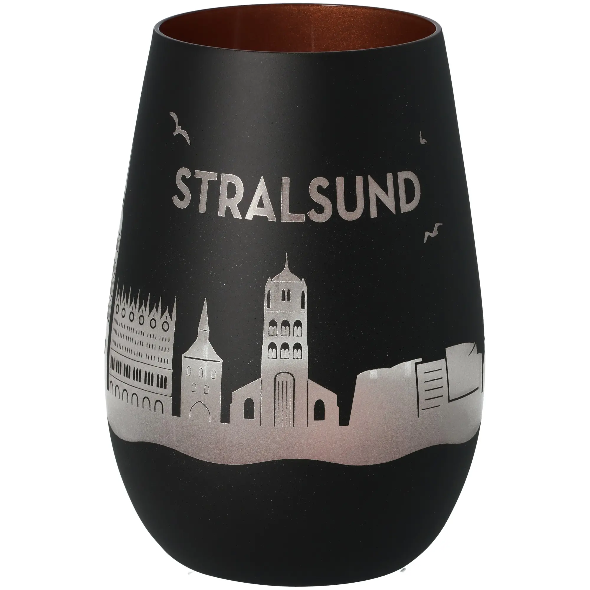 Windlicht Skyline Stralsund
