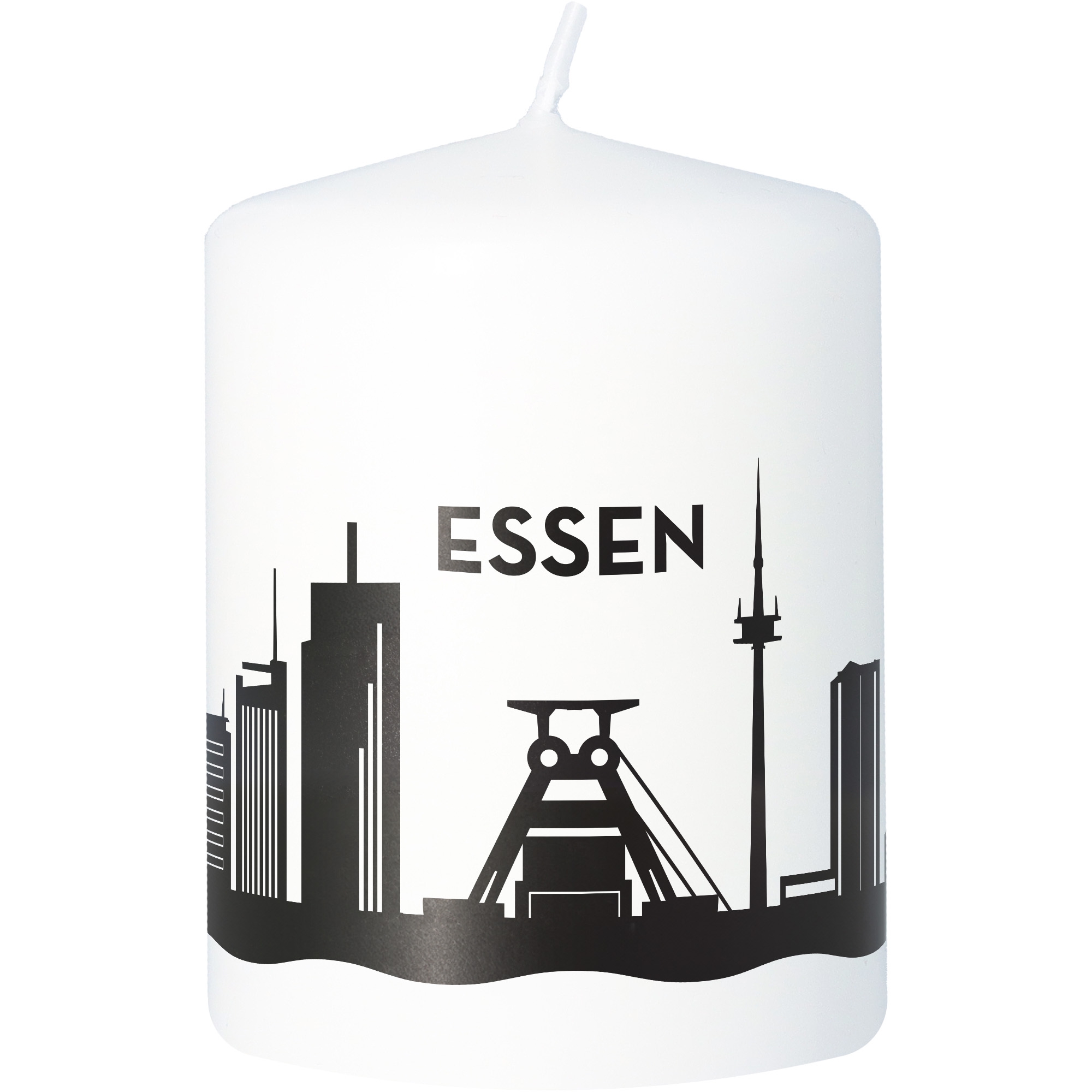 Stumpenkerze Skyline Essen Stumpenkerze Skyline Essen