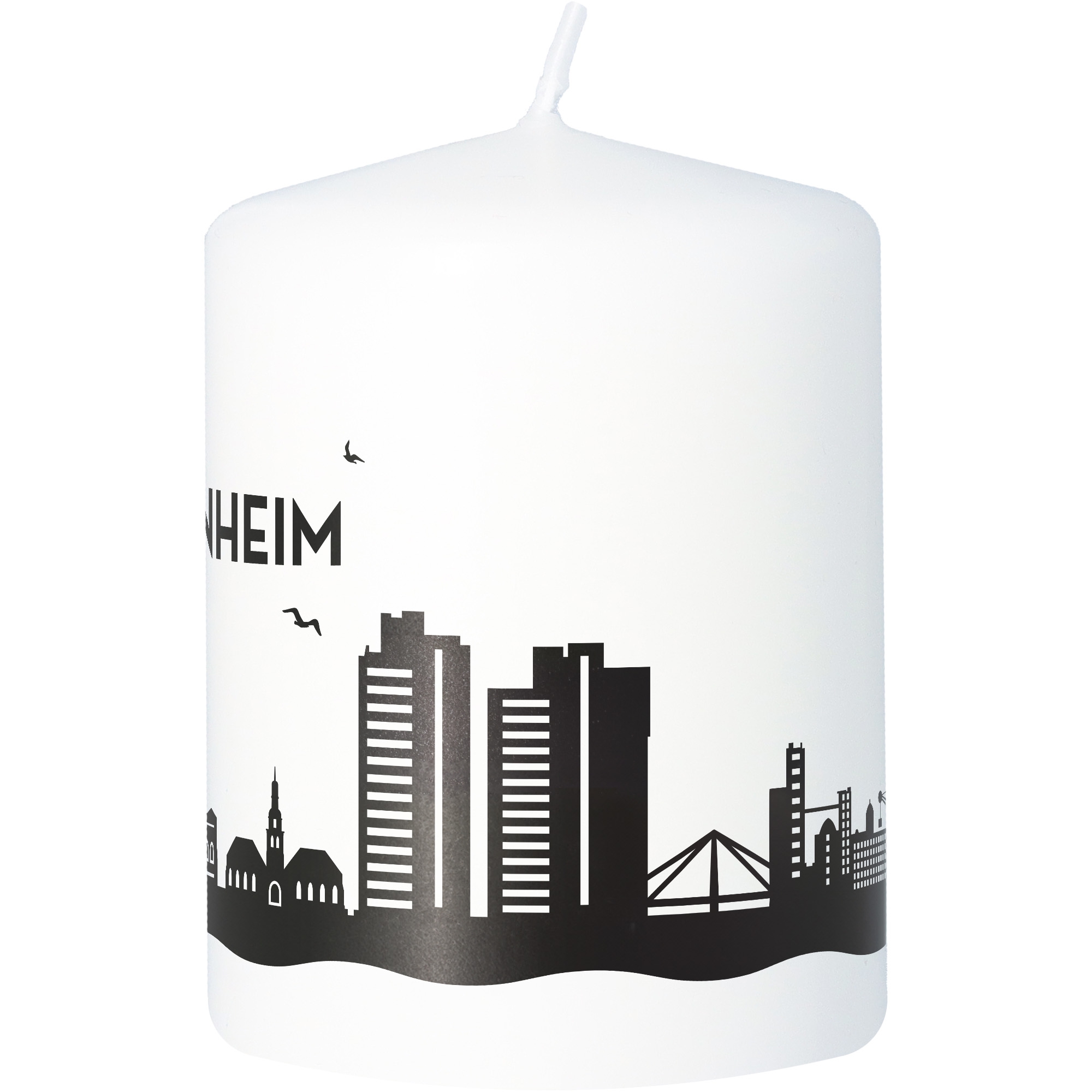 Stumpenkerze Skyline Mannheim Stumpenkerze Skyline Mannheim