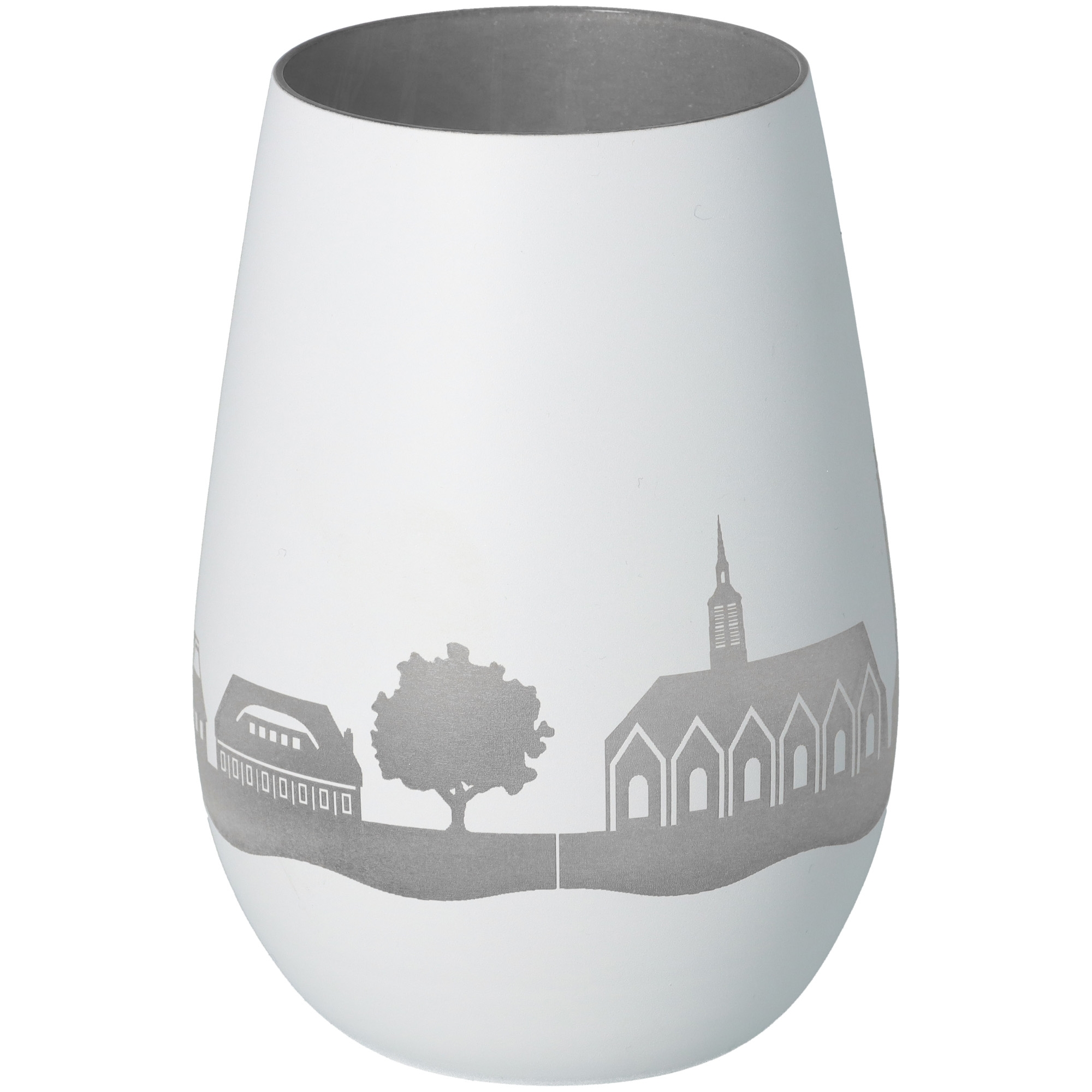 Windlicht Skyline Hermannsburg Töpferei, Krug, Glas, Vase, Lampe