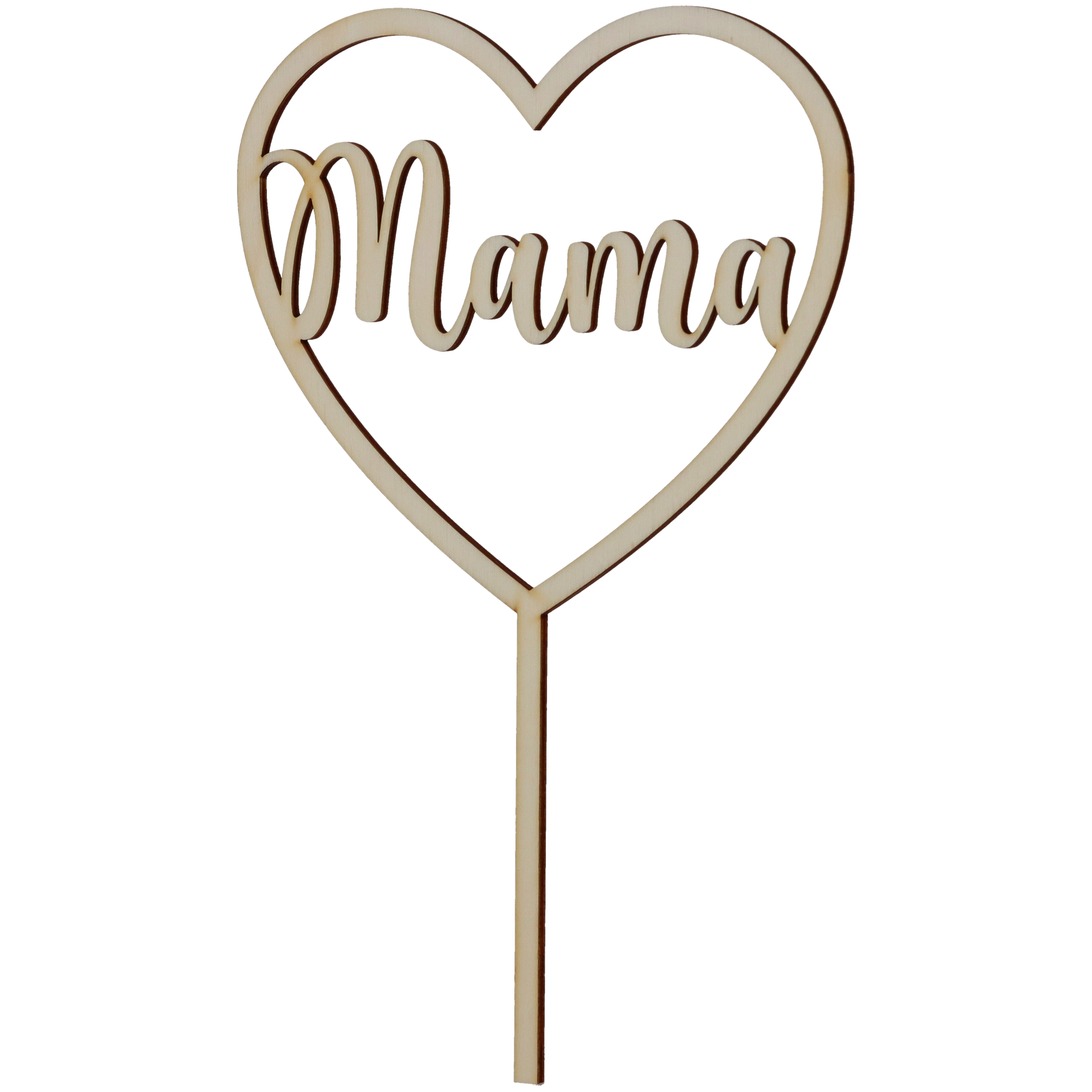 Cake Topper "Mama" groß aus Holz Cake Topper "Mama" groß aus Holz