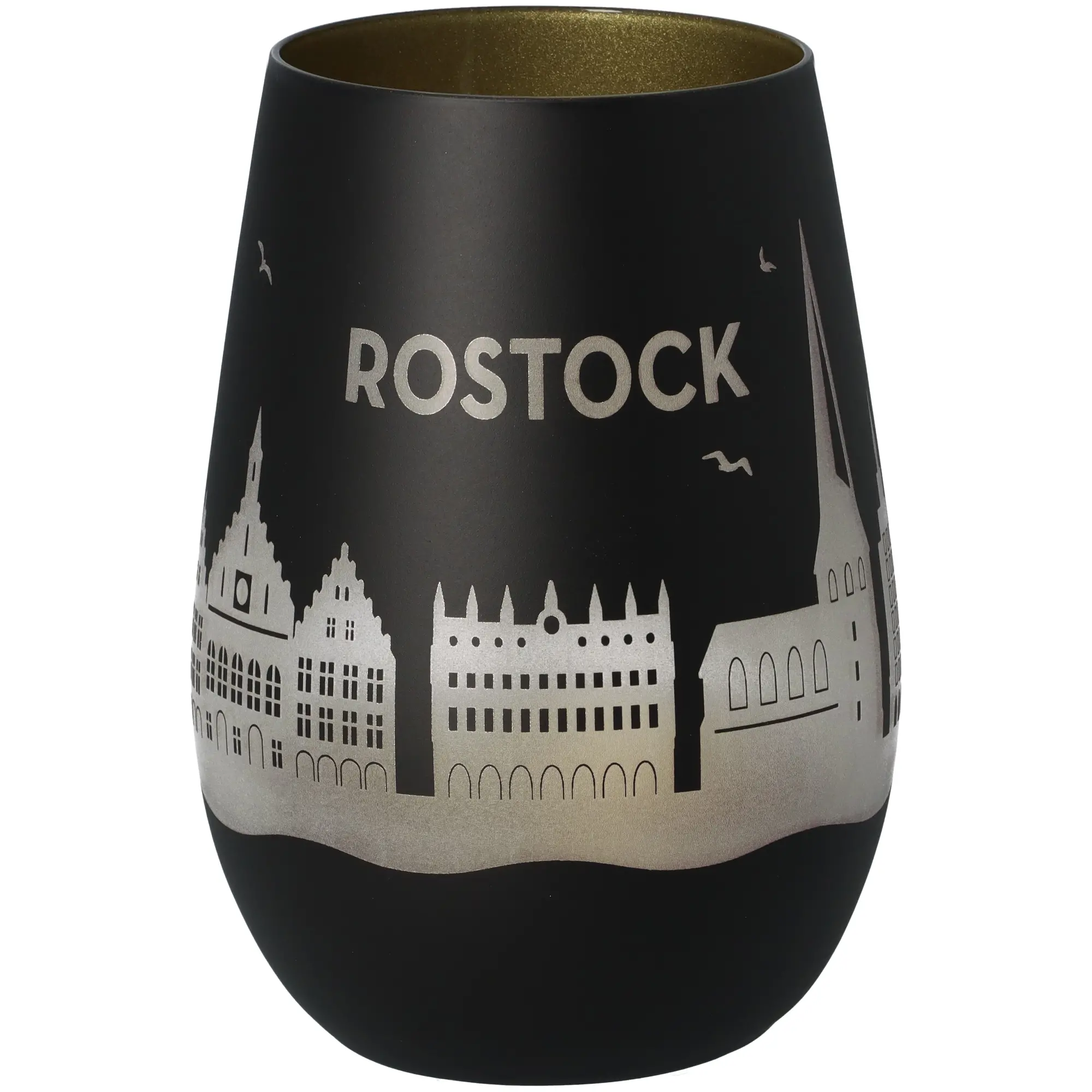 Windlicht Skyline Rostock