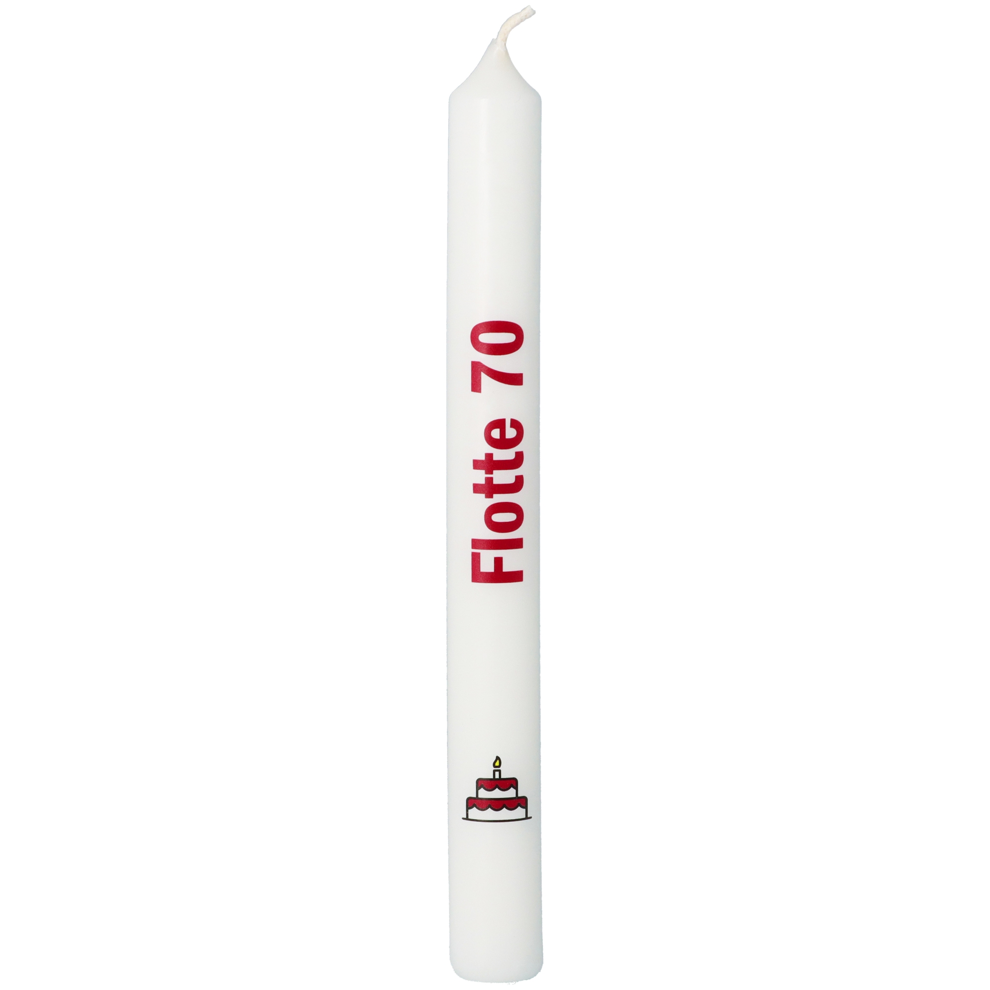 Stabkerze "Flotte 70" Bordeaux