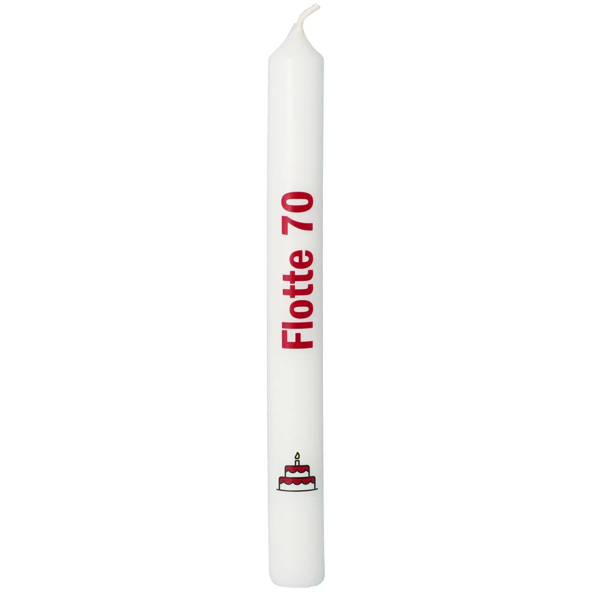 Stabkerze "Flotte 70" Bordeaux