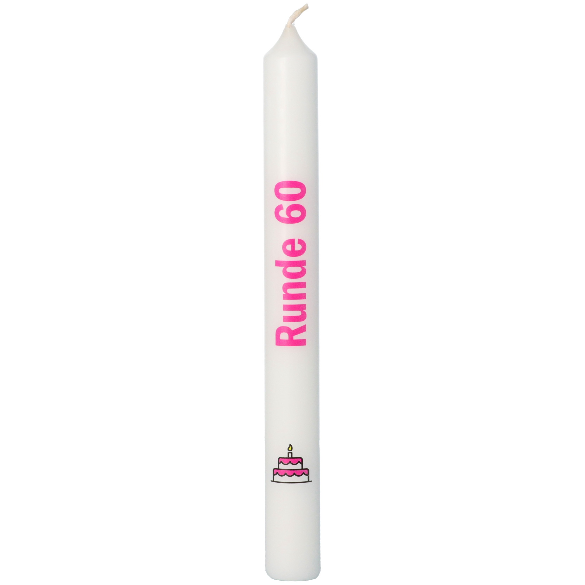 Stabkerze "Runde 60" Pink