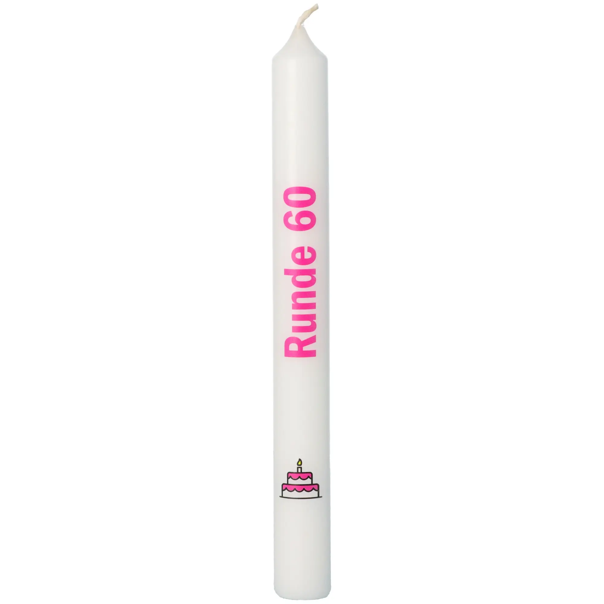 Stabkerze "Runde 60" Pink