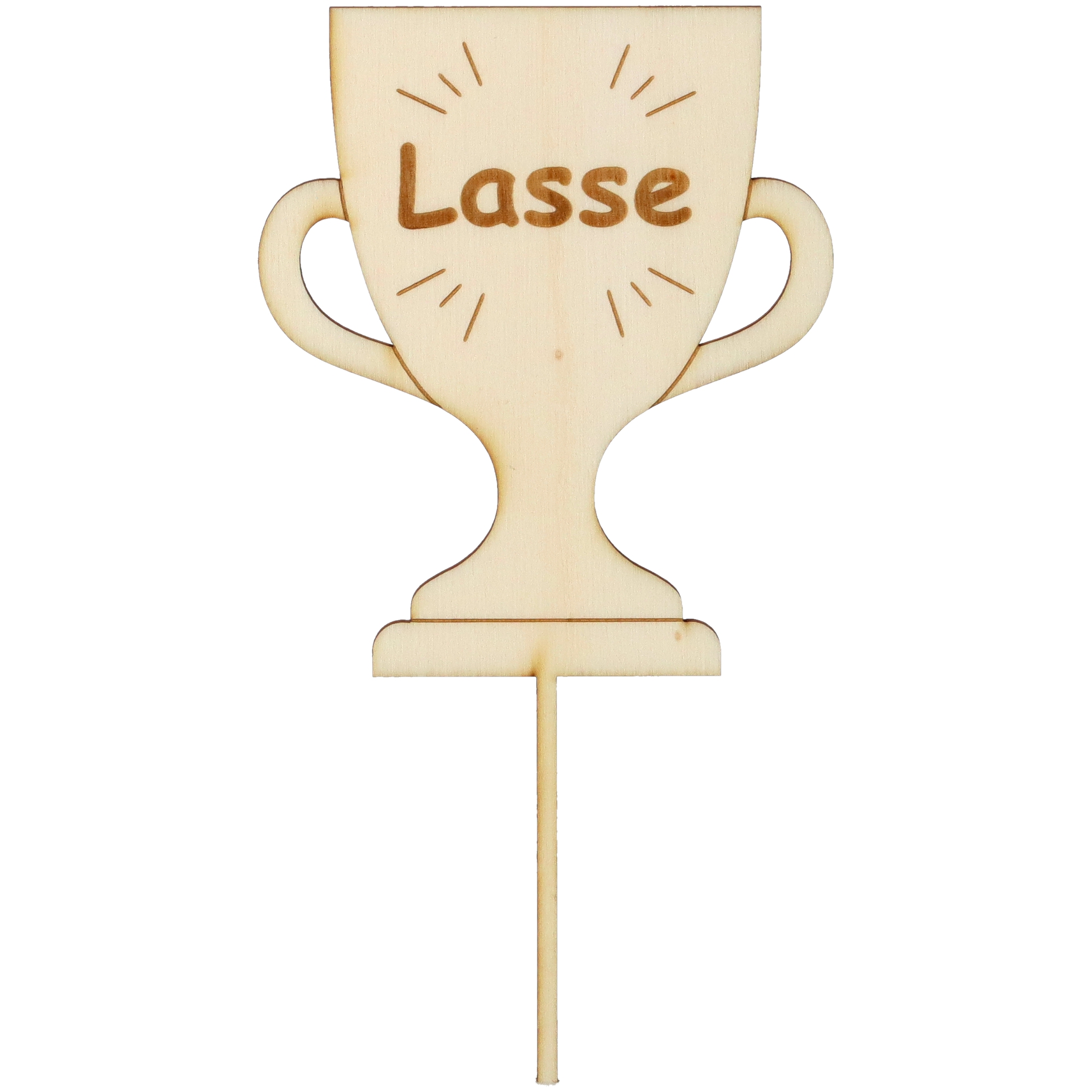 Cake Topper Pokal