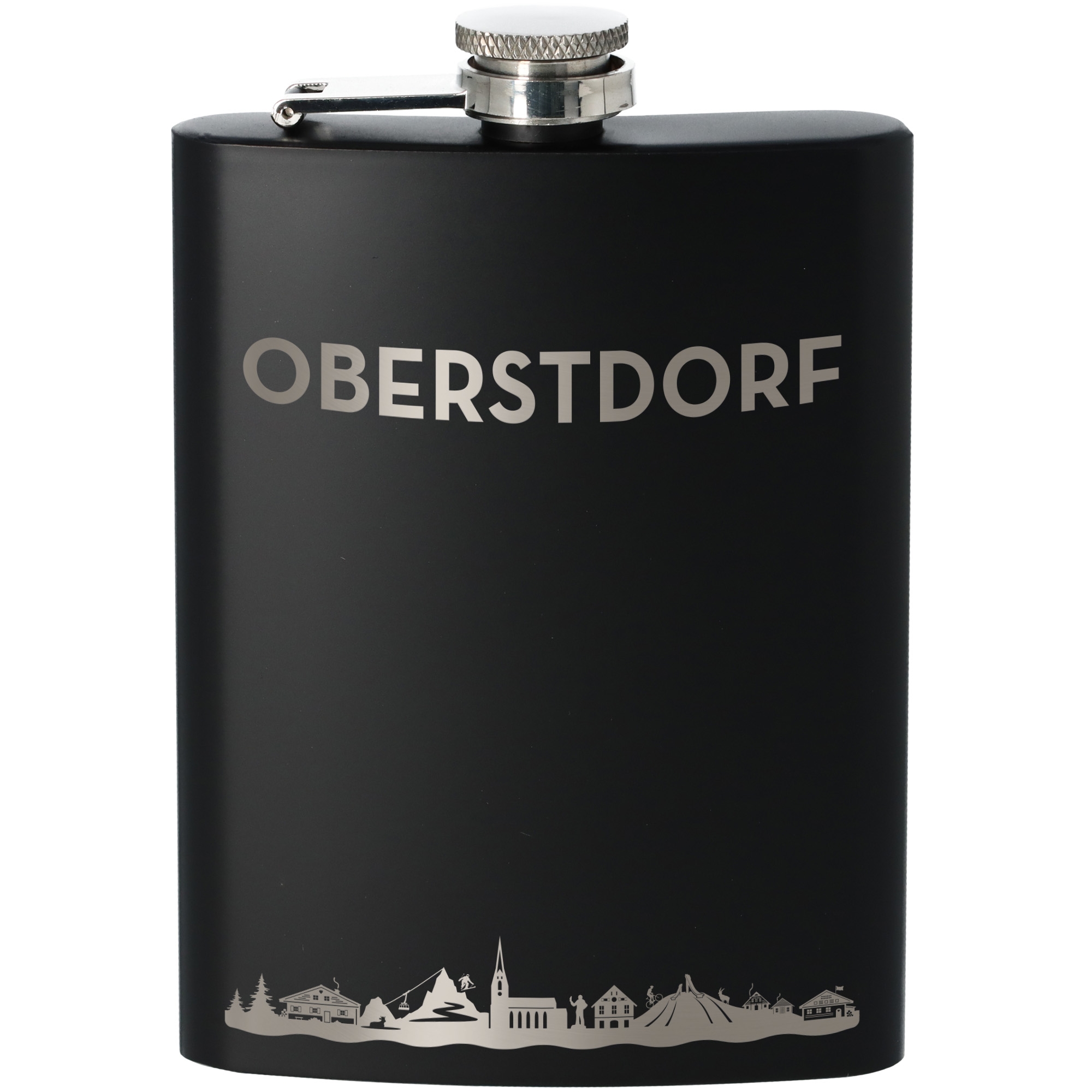Flachmann Skyline Oberstdorf Flasche, Rasierwasser
