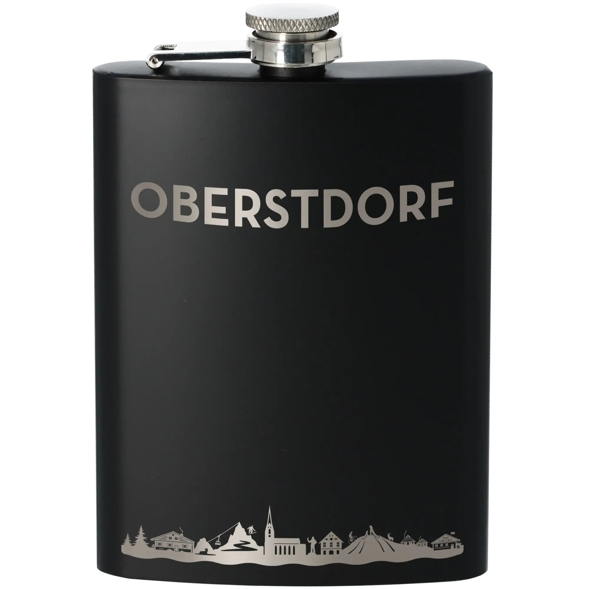 Flachmann Skyline Oberstdorf Flasche, Rasierwasser