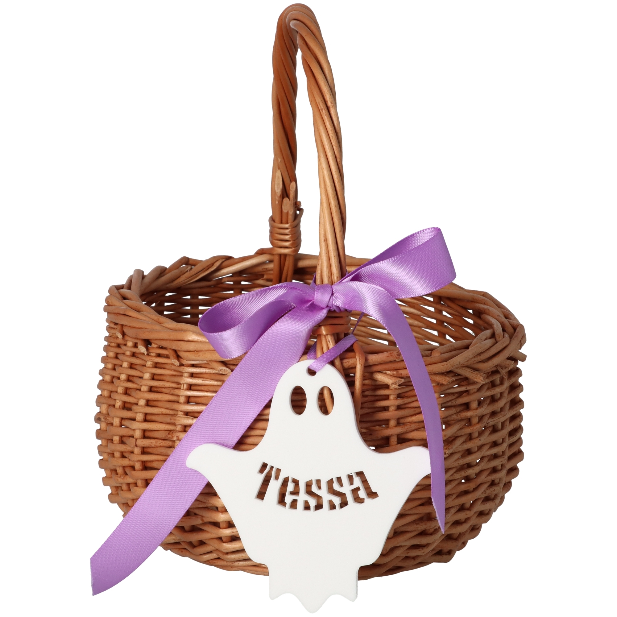 Halloweenkörbchen mit Gespenstanhänger Korb