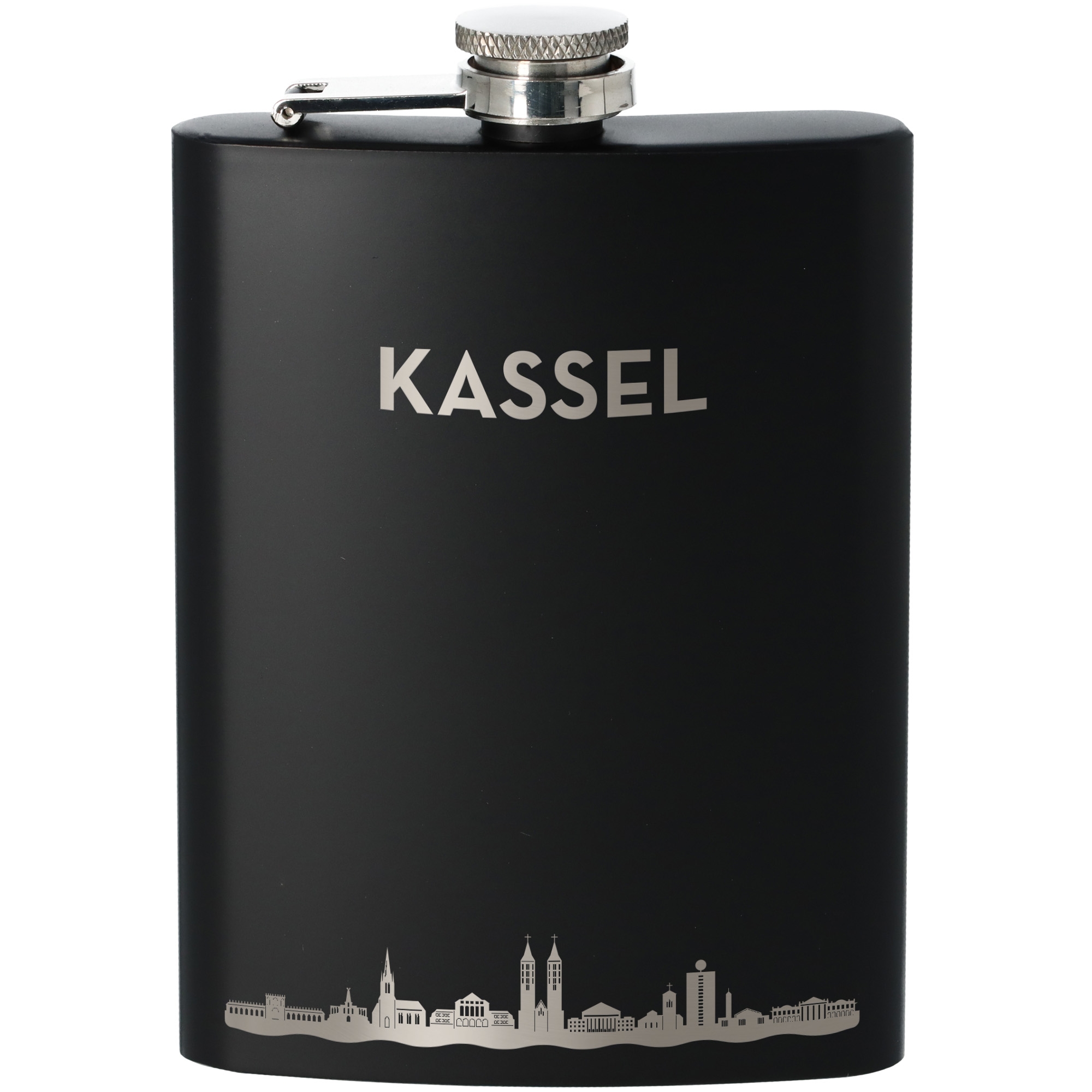 Flachmann Skyline Kassel Flasche, Rasierwasser