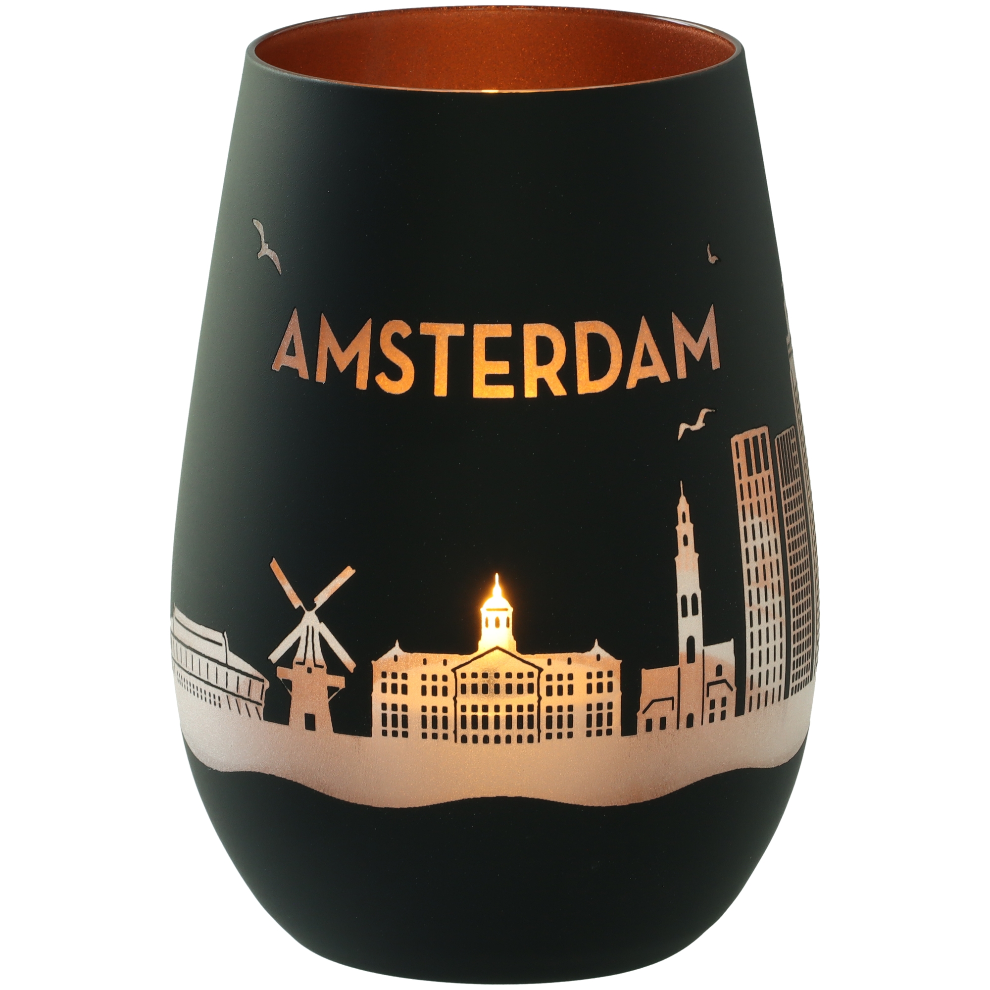 Windlicht Skyline Amsterdam Töpferei, Krug, Tasse