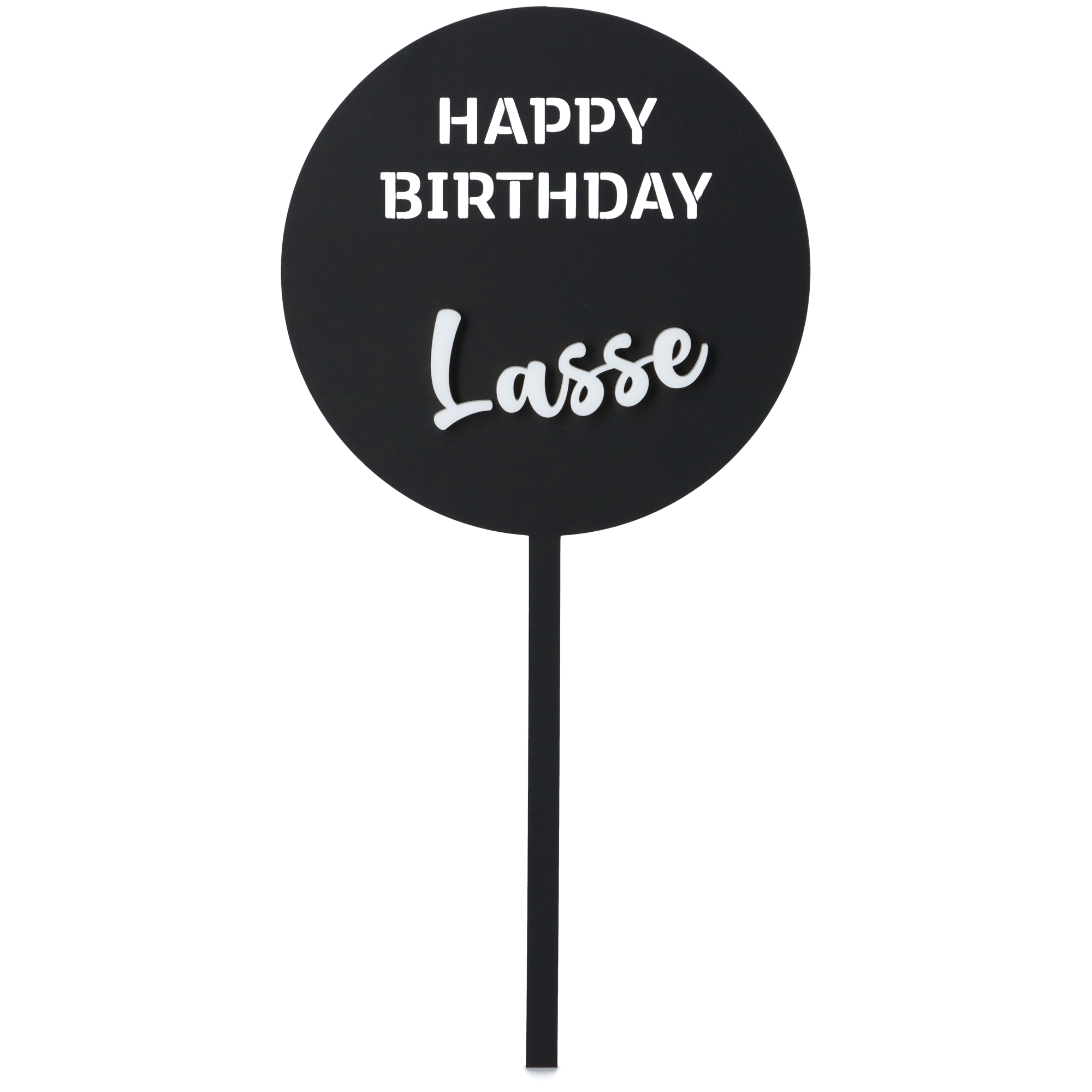 Cake Topper "Happy Birthday"