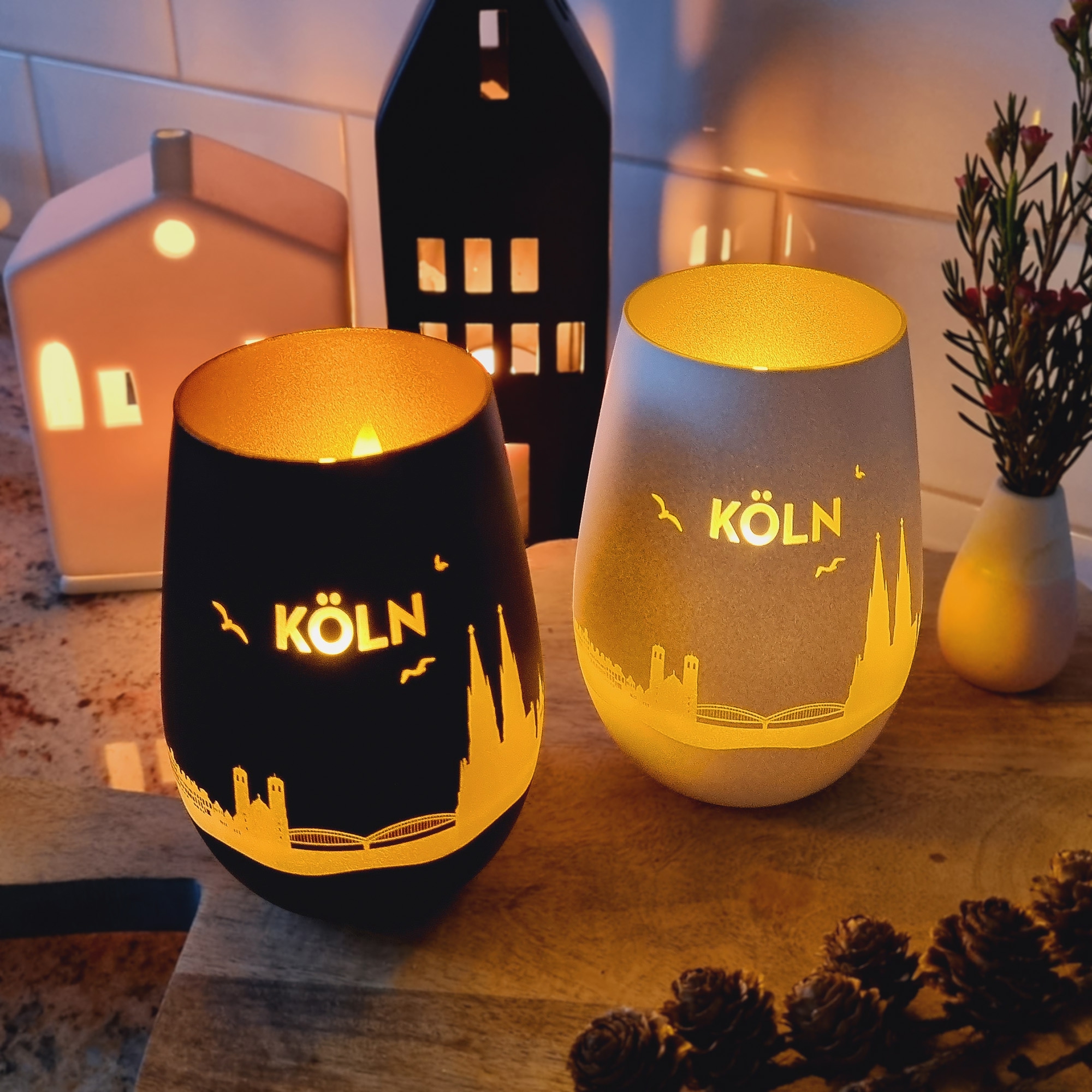 Windlicht Skyline Köln Windlicht Skyline Köln