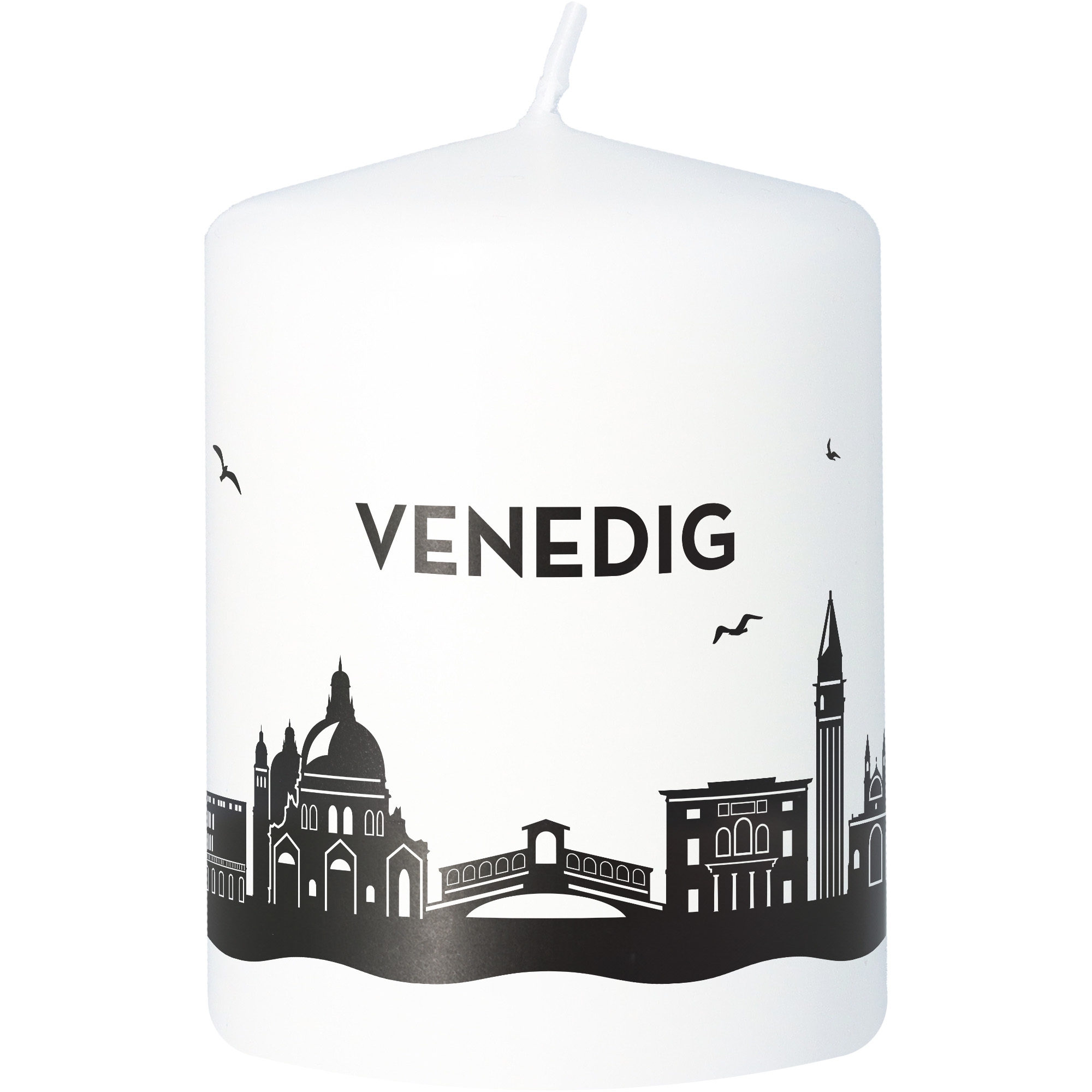 Stumpenkerze Skyline Venedig Kerze