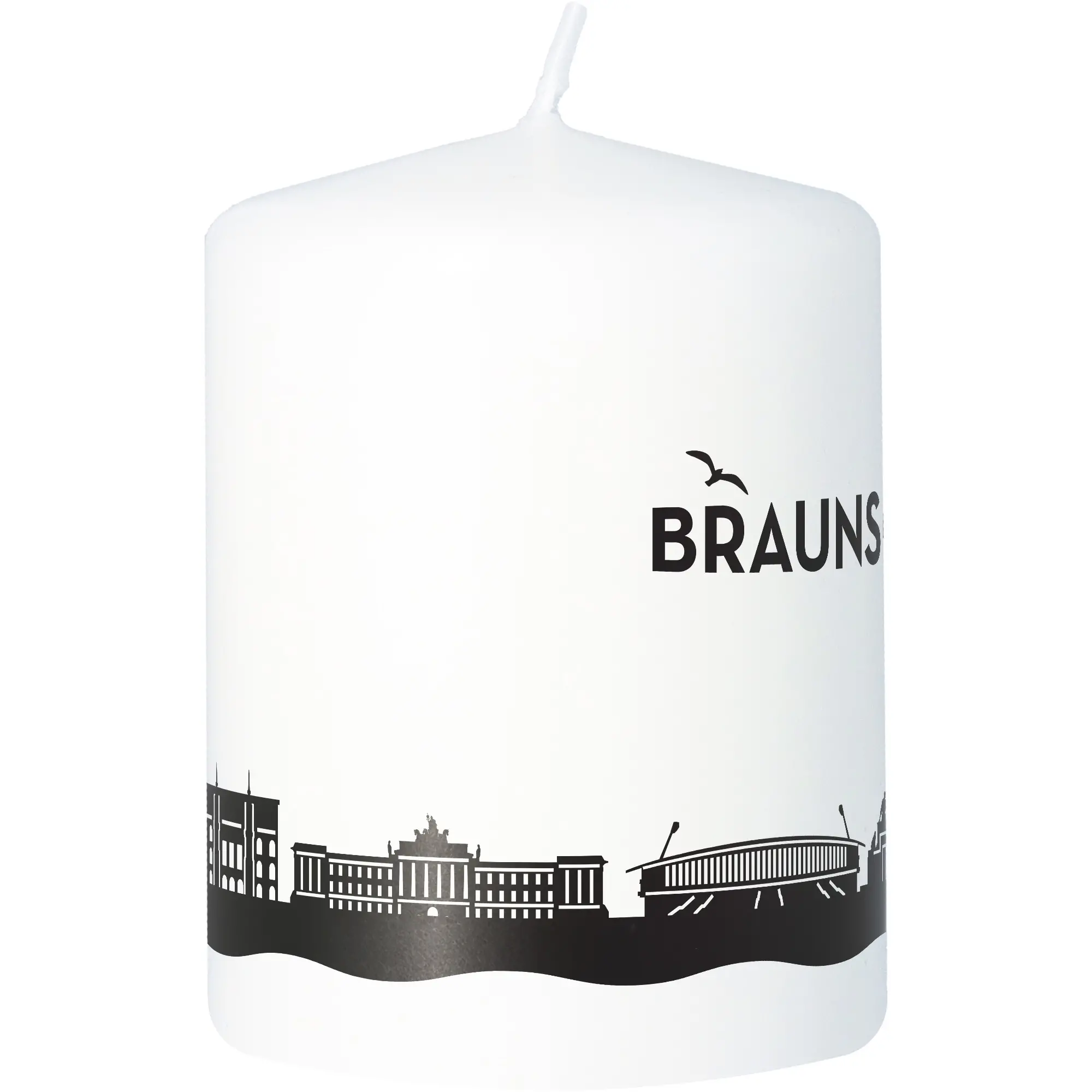 Stumpenkerze Skyline Braunschweig