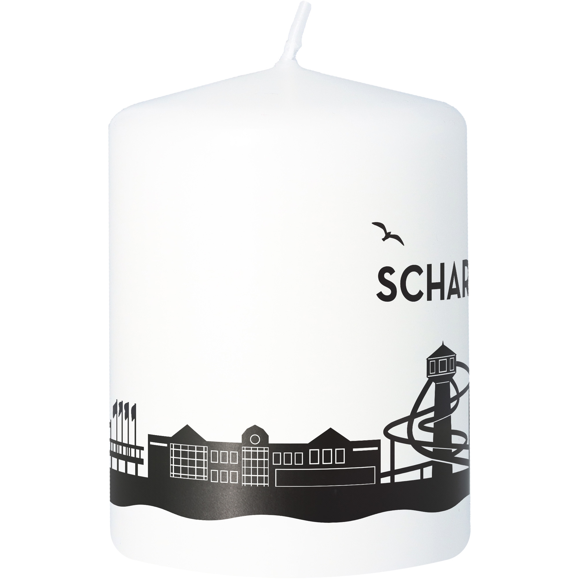 Stumpenkerze Skyline Scharbeutz Stumpenkerze Skyline Scharbeutz