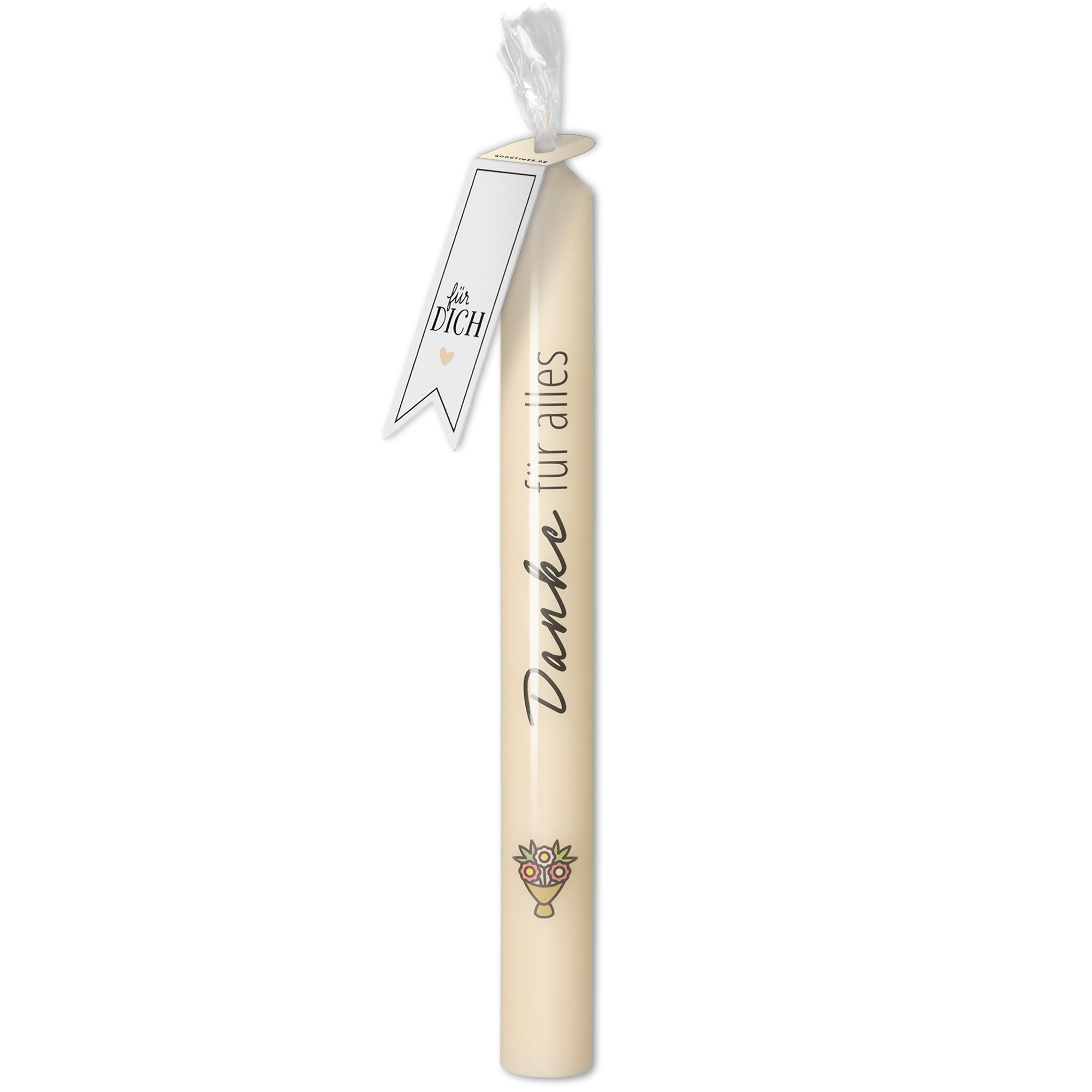 Stabkerze "Danke für alles" Stabkerze "Danke für alles"