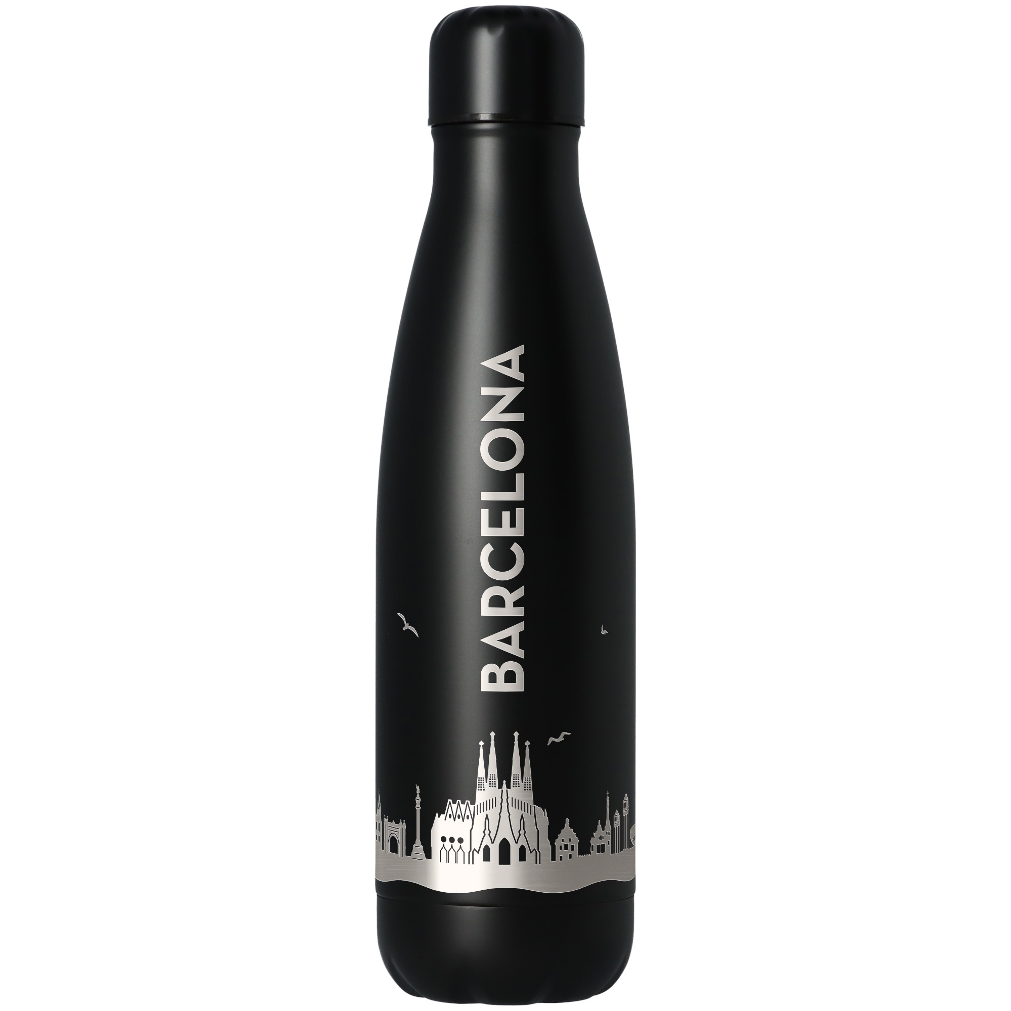 Trinkflasche Skyline Barcelona Flasche, Wasserflasche, Shaker