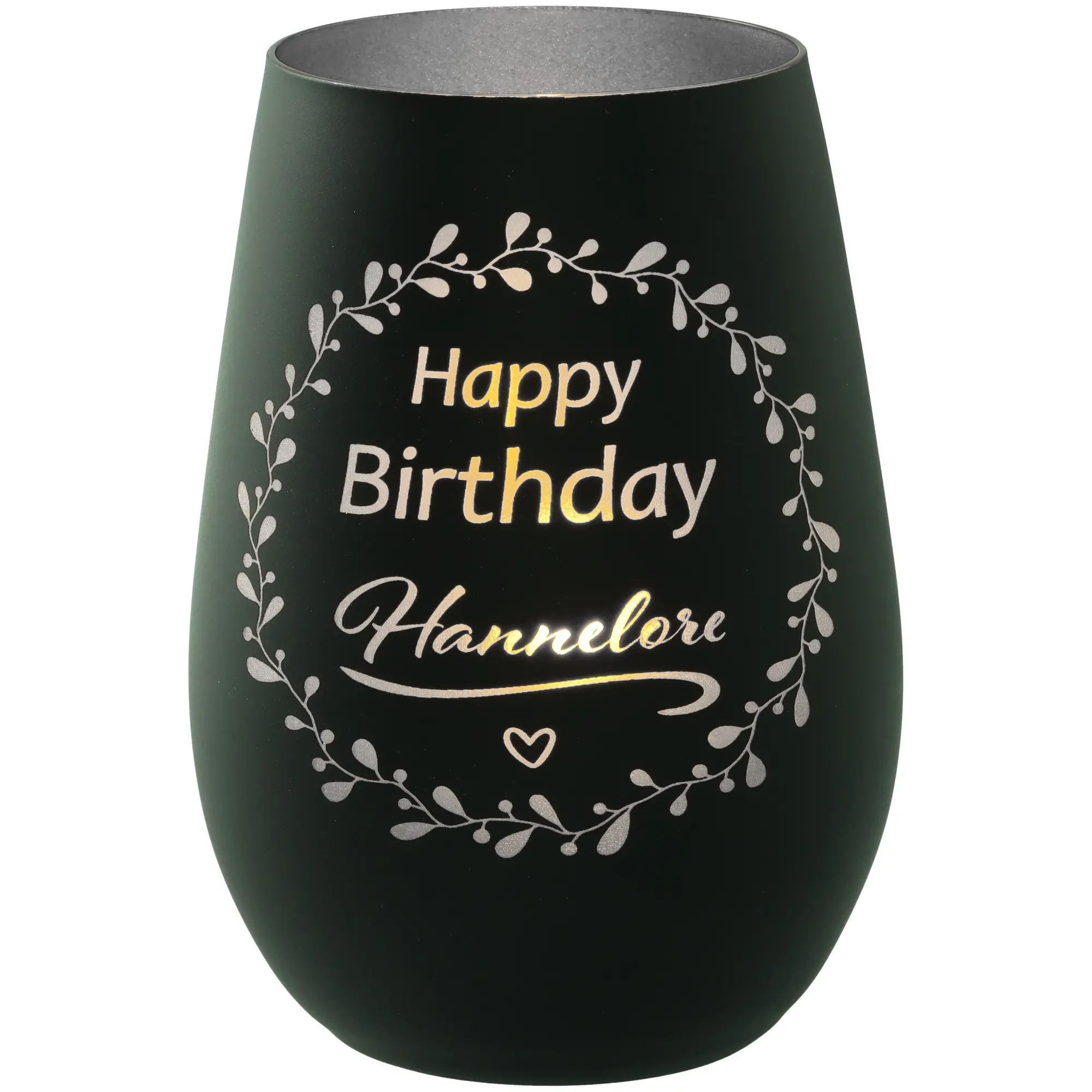 Windlicht "Happy Birthday"