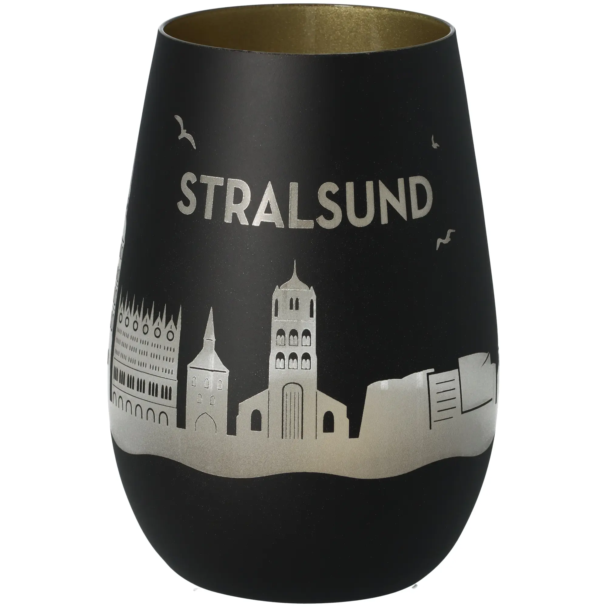 Windlicht Skyline Stralsund