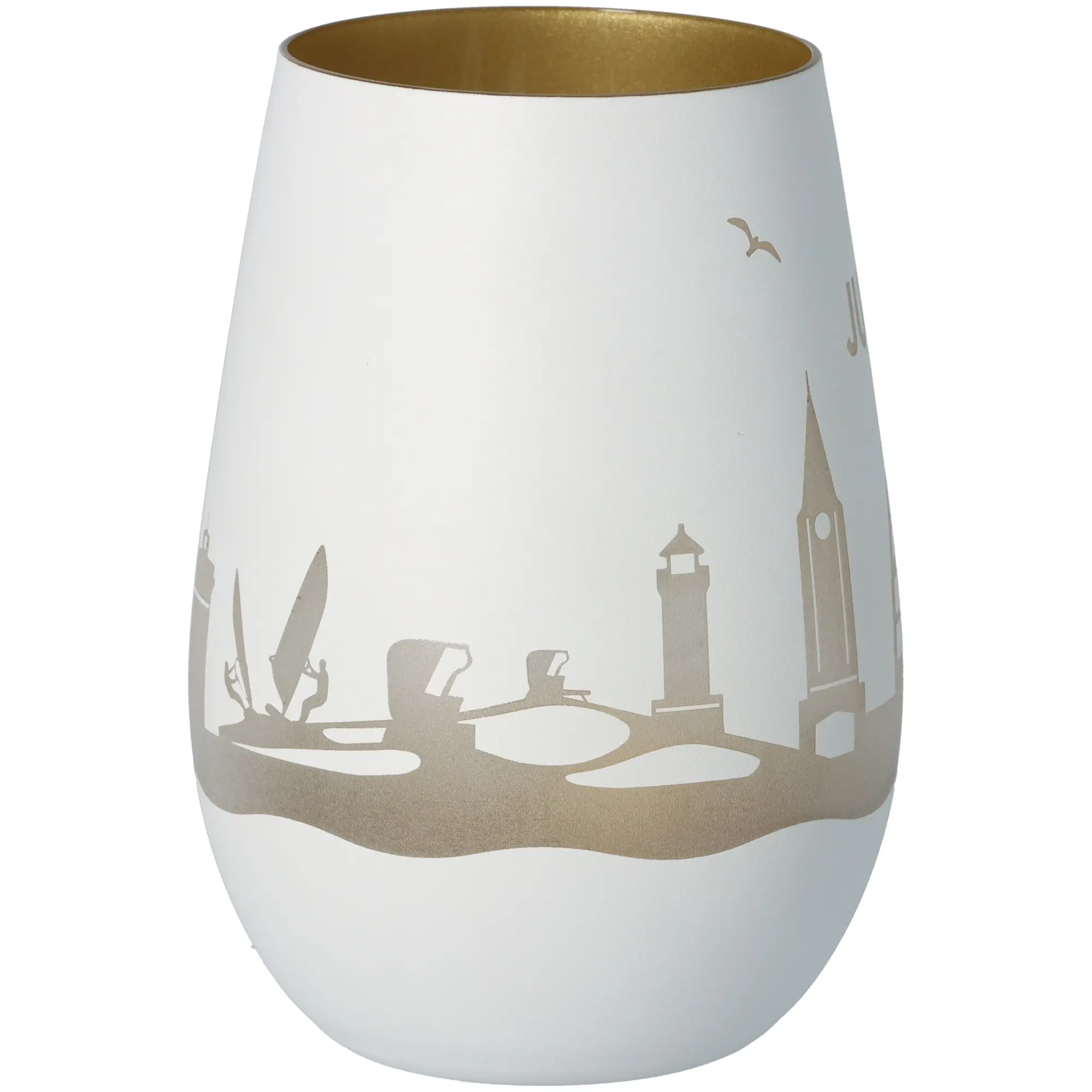 Windlicht Skyline Juist