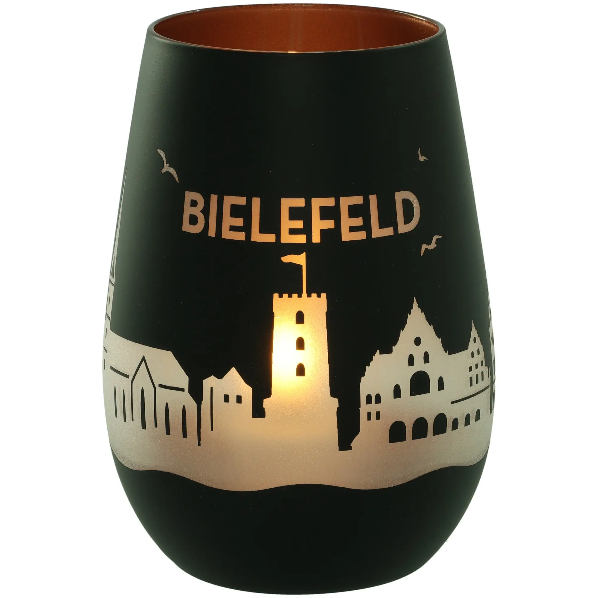 Vas, Beleuchtung?, Stoffvase?, Silber-Druck, Bielefeld-Design