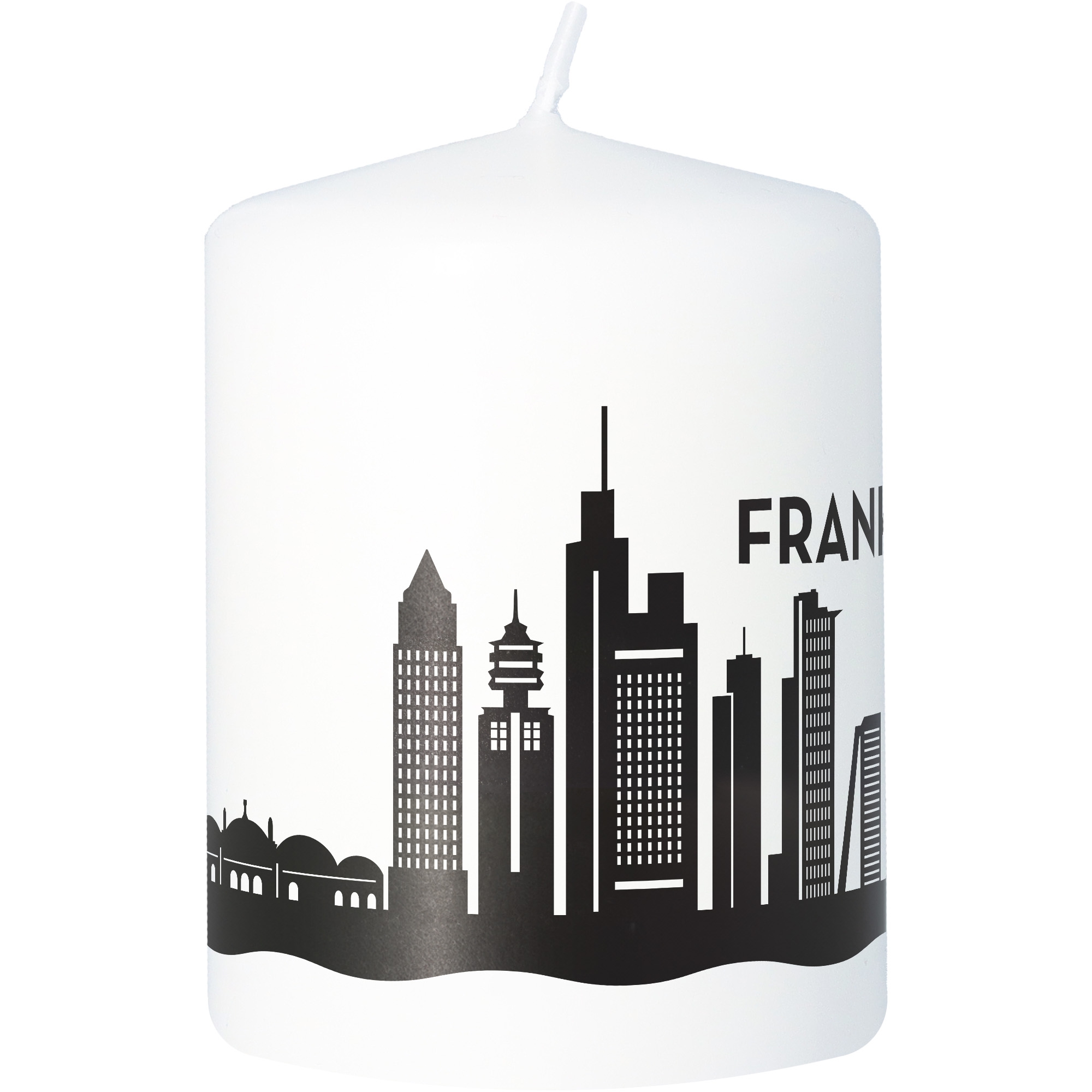 Stumpenkerze Skyline Frankfurt Stumpenkerze Skyline Frankfurt