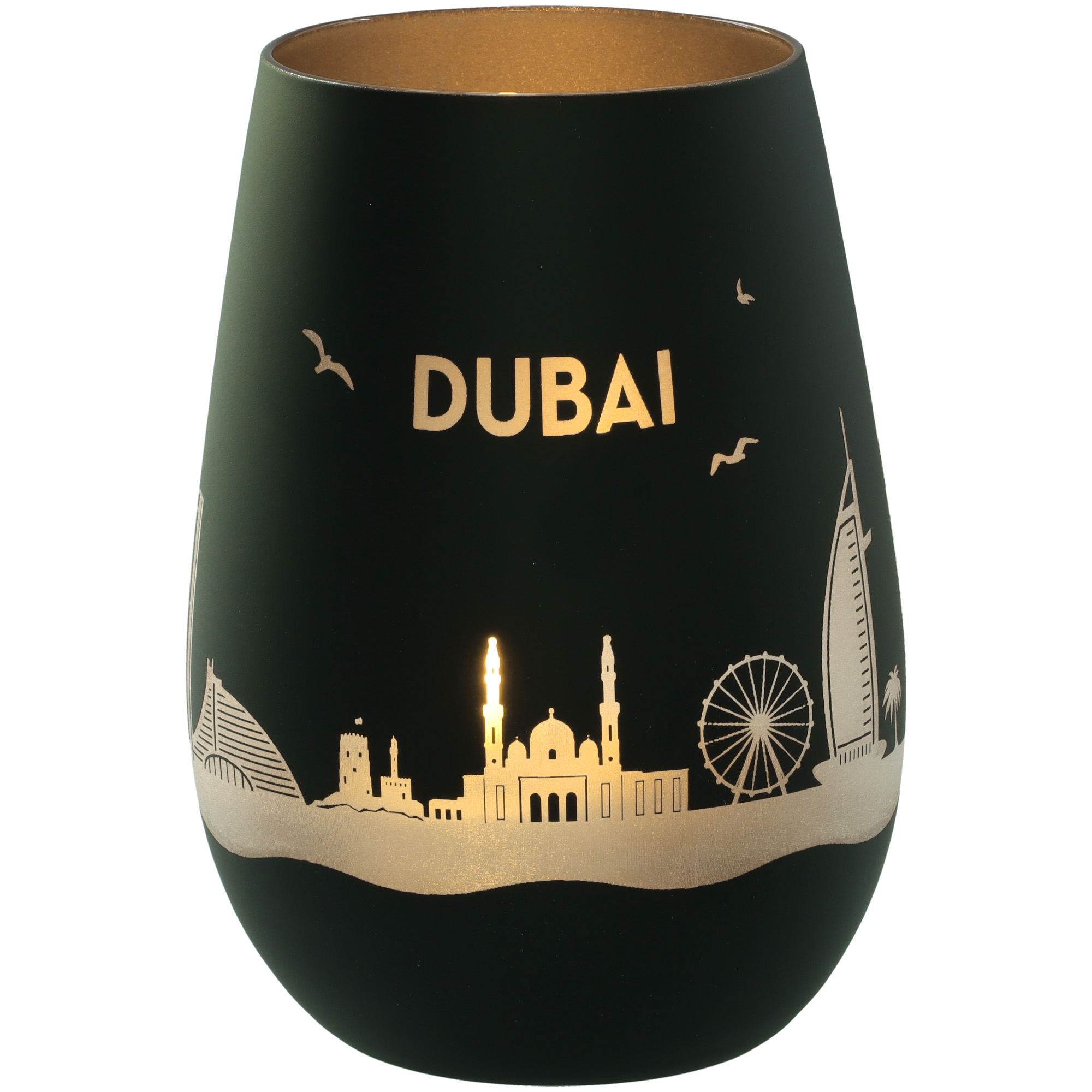 Windlicht Skyline Dubai Krug, Töpferei