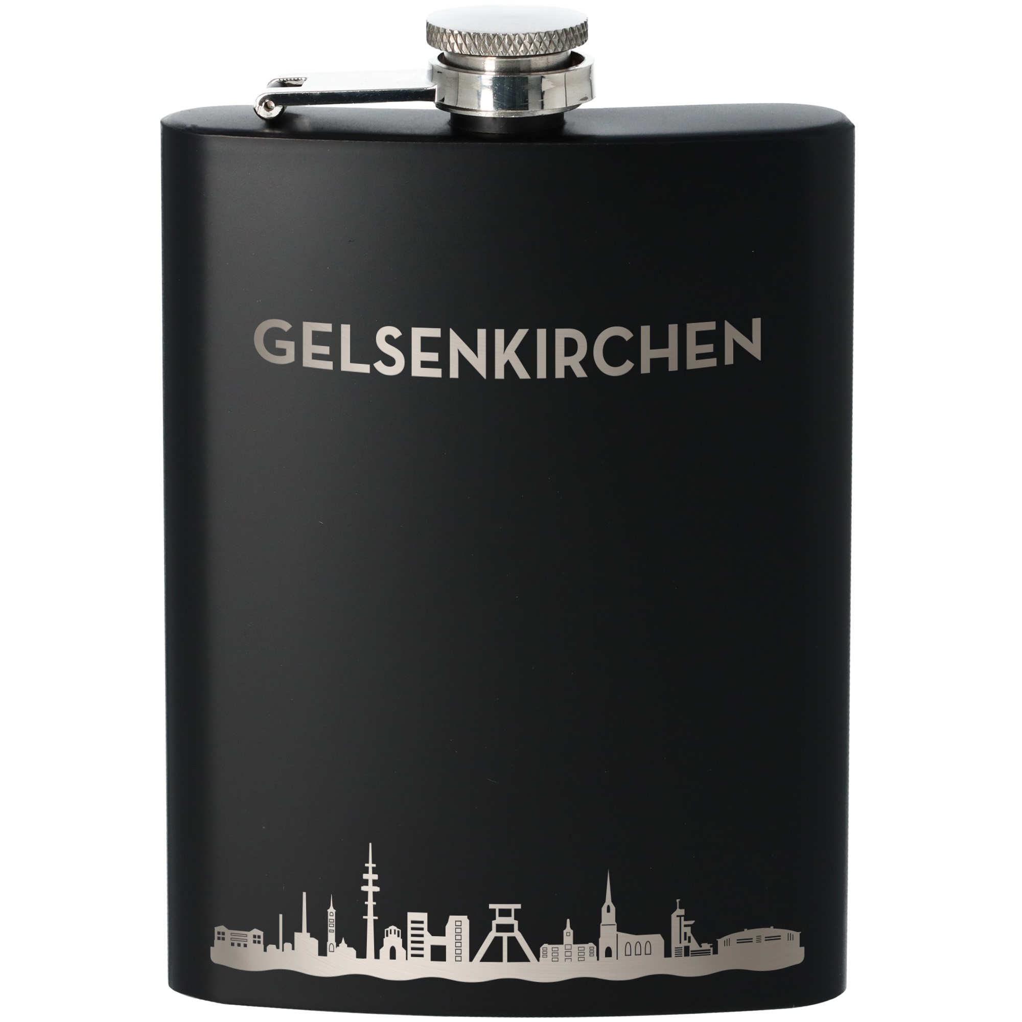 Flachmann Skyline Gelsenkirchen Flasche, Rasierwasser