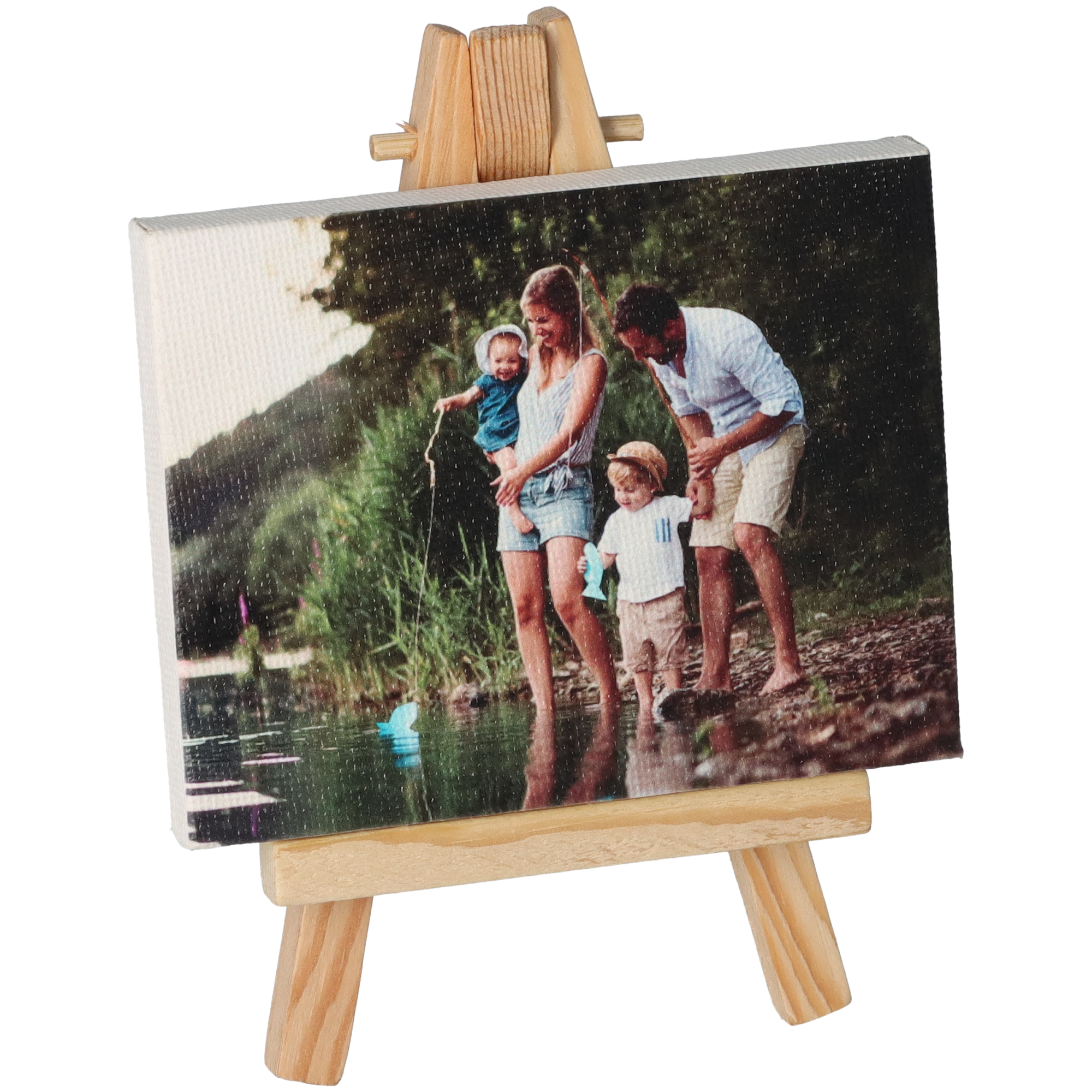 Mini Fotoleinwand mit Ministaffelei