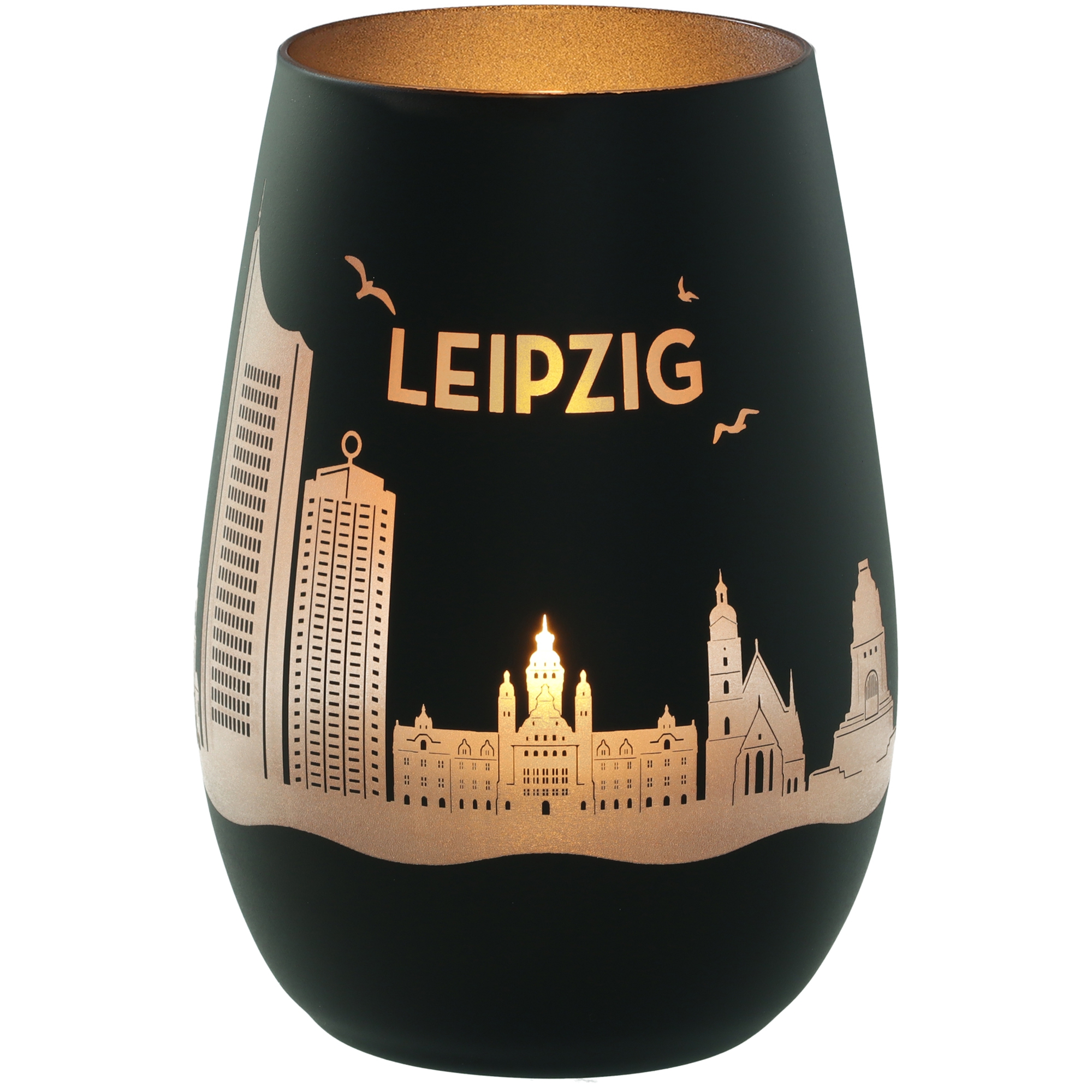 Windlicht Skyline Leipzig Windlicht Skyline Leipzig