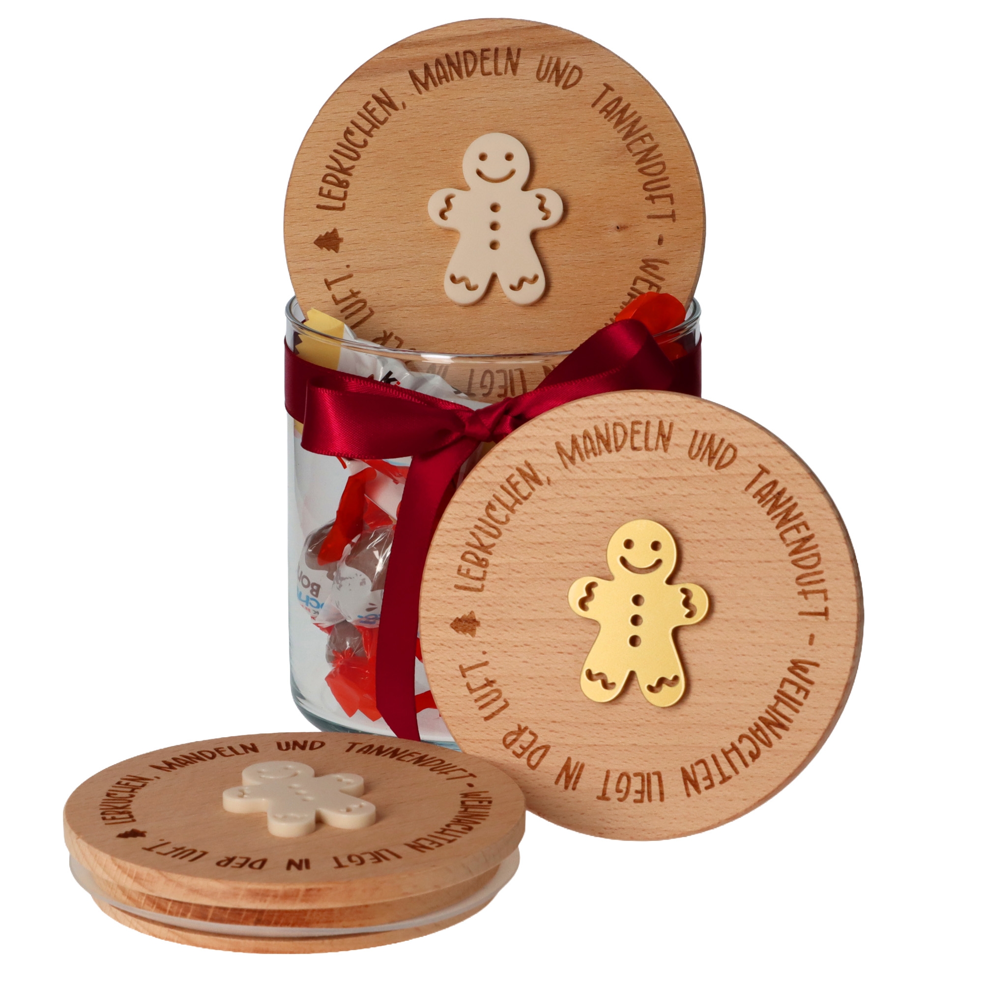 Geschenkglas "Weihnachten" Ivory Krug