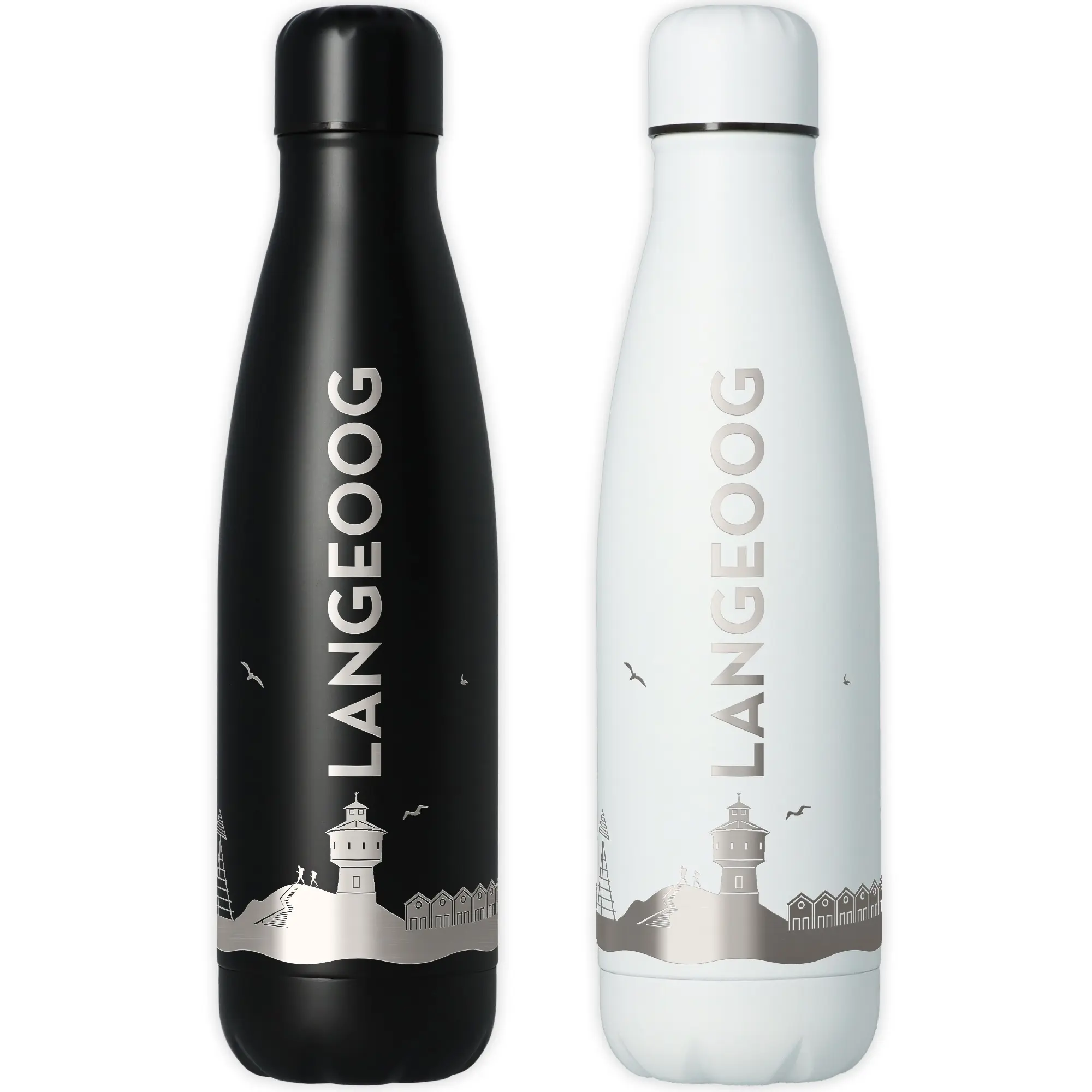 Trinkflasche Skyline Langeoog