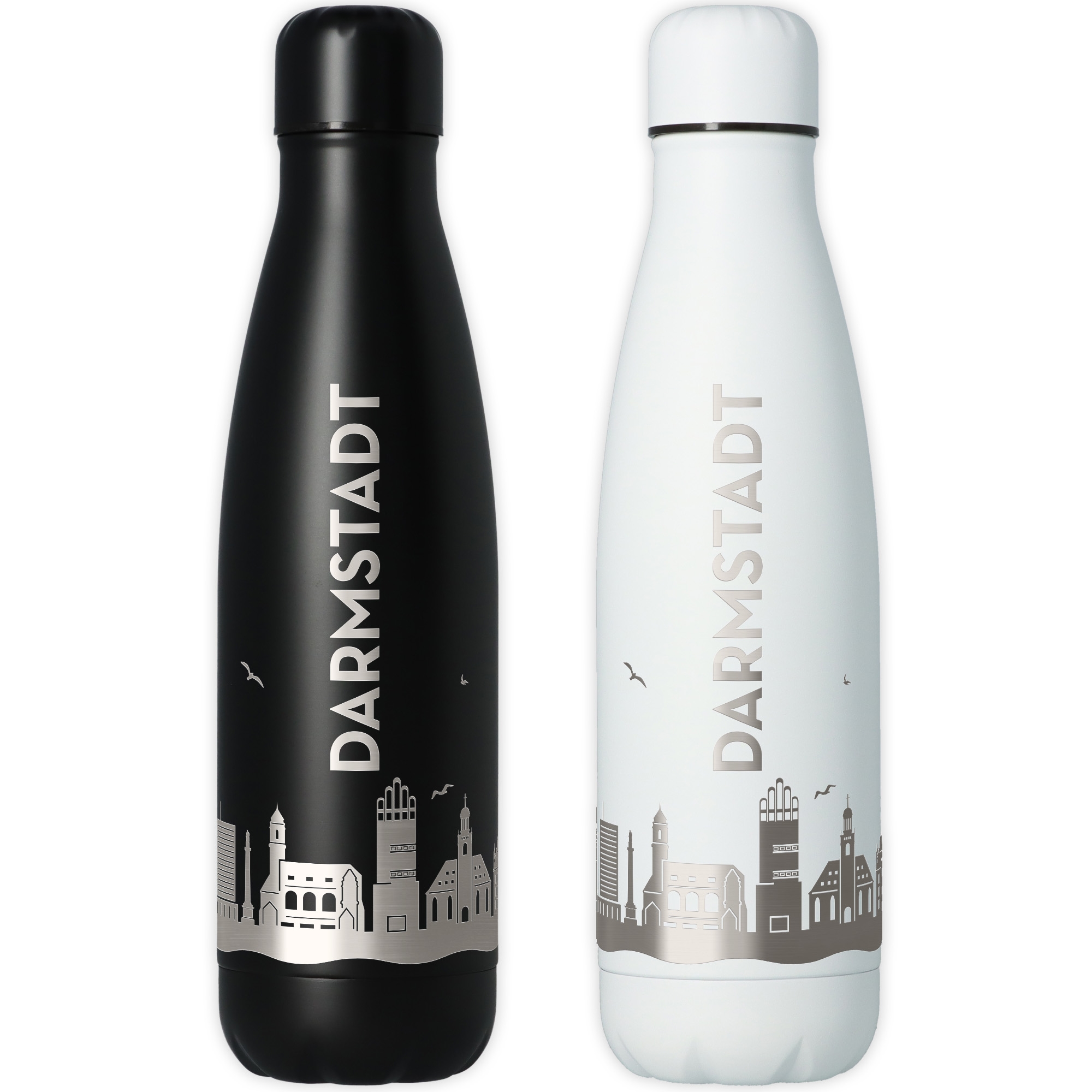 Trinkflasche Skyline Darmstadt