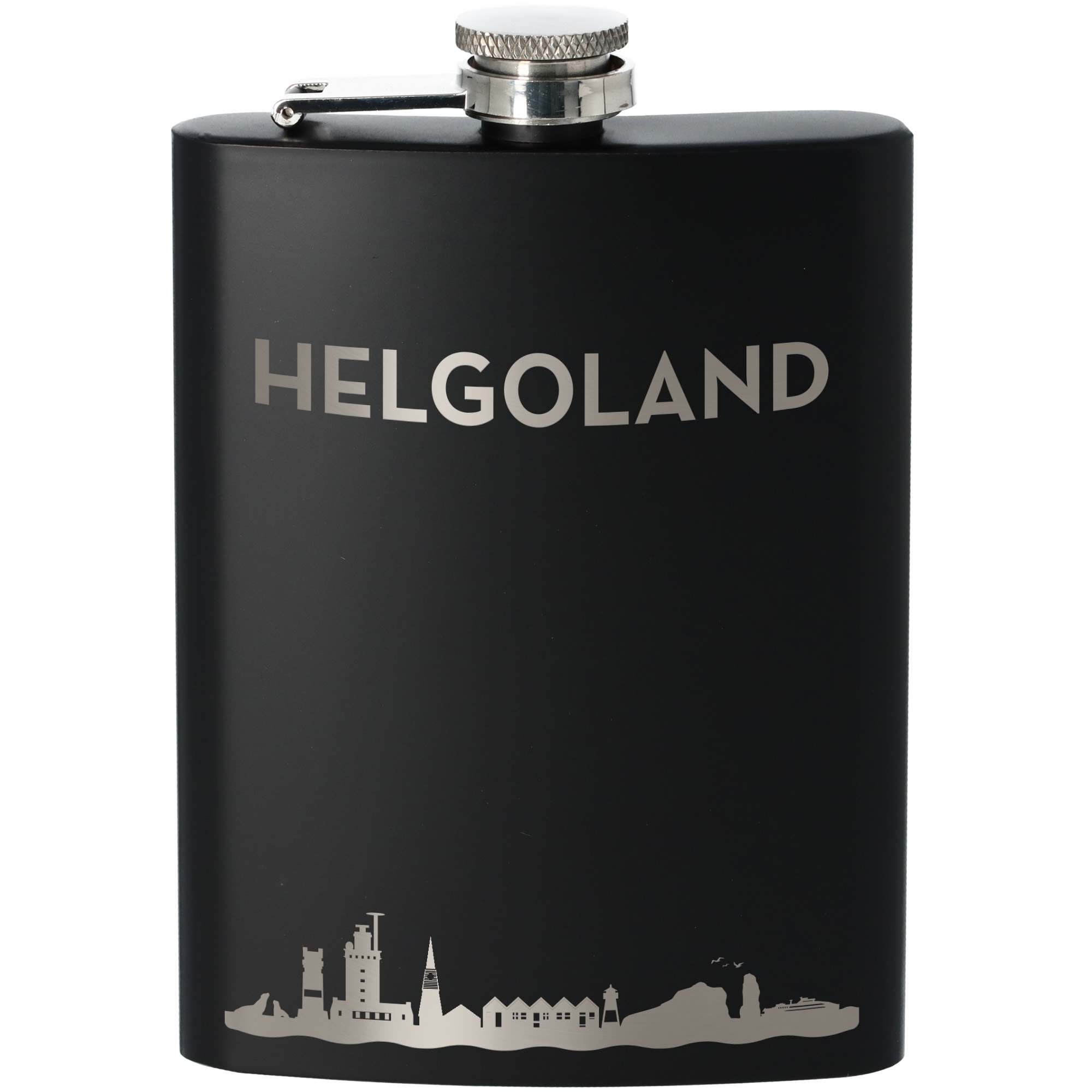 Flachmann Skyline Helgoland Flasche, Rasierwasser